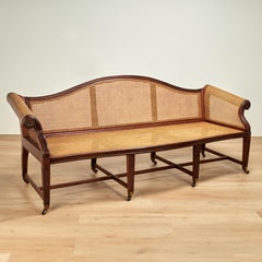 Sofá o canapé vintage de estilo British Colonial