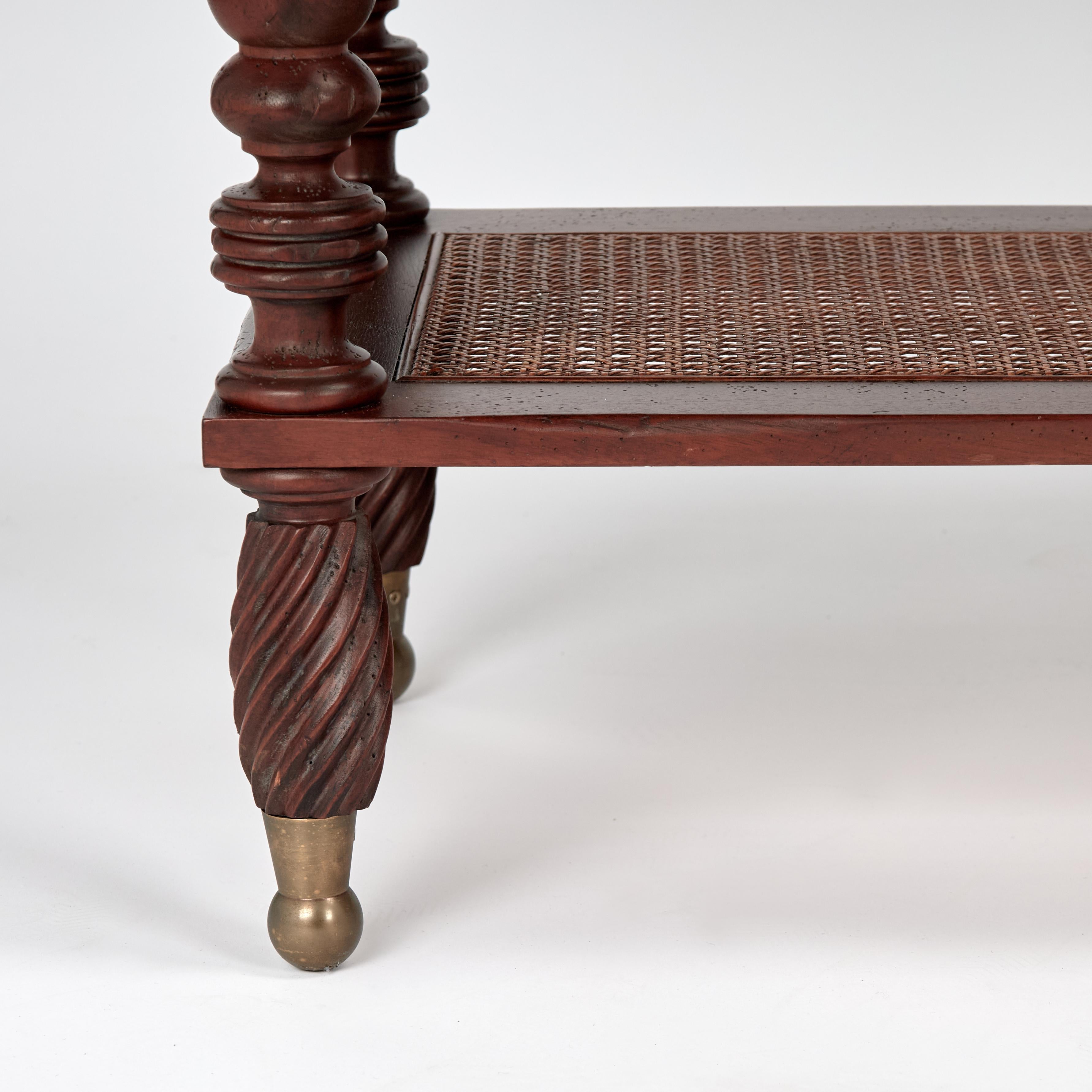 Vintage British Colonial Style Three Tiered Stand By Milling Road im Angebot 3