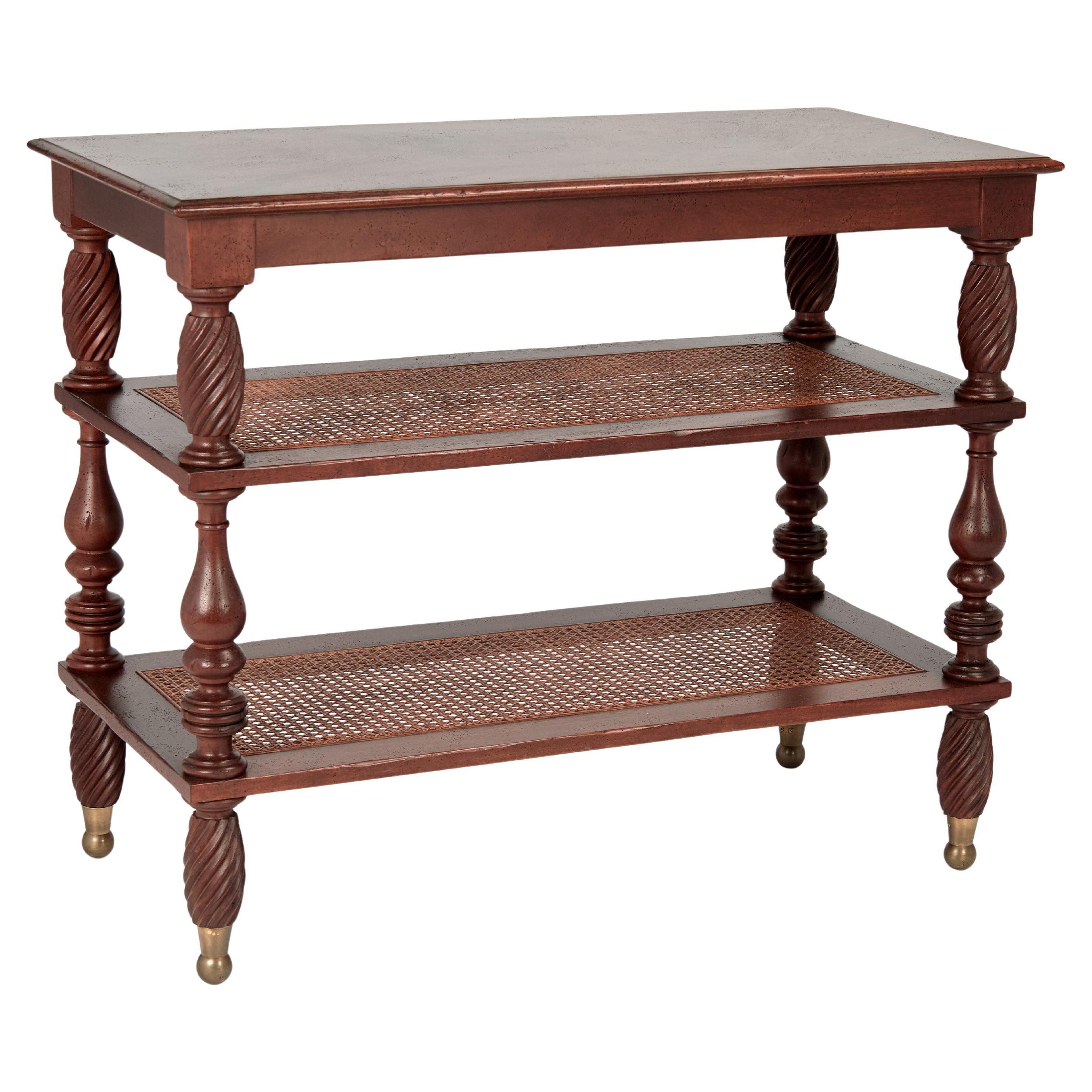 Vintage British Colonial Style Three Tiered Stand By Milling Road