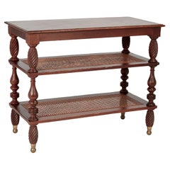 Vintage British Colonial Style Three Tiered Stand By Milling Road
