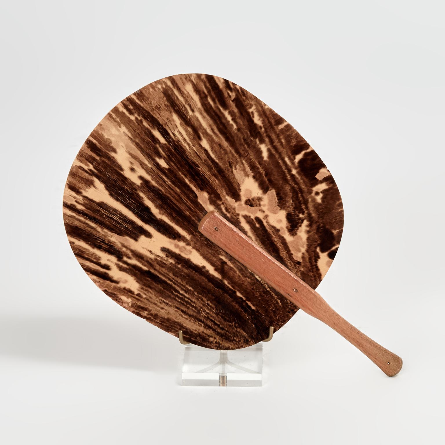 Vintage British Colonial Schildkröte Shell Fan im Zustand „Gut“ im Angebot in Palm Beach, FL