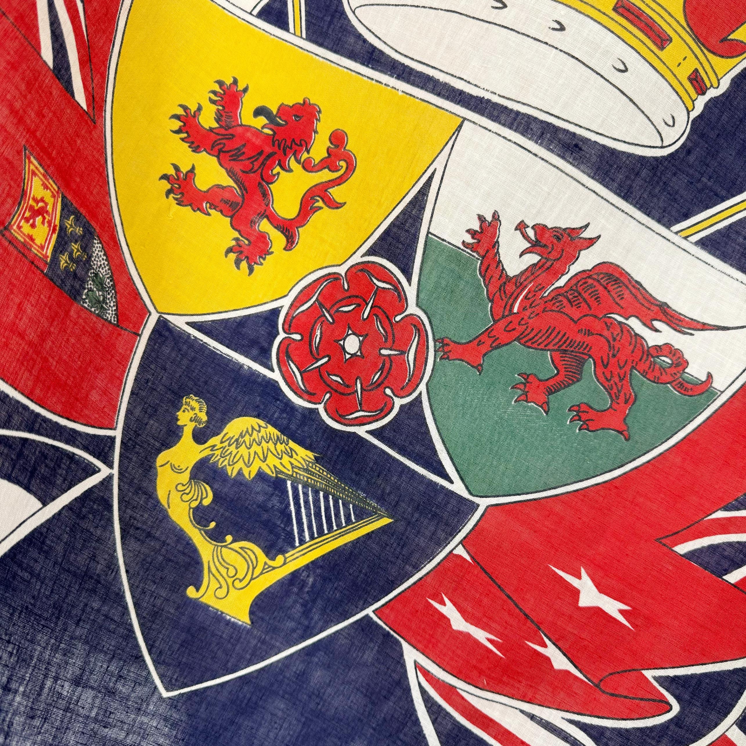 Britische Empire Dominion Coronation Flagge im Vintage-Stil im Angebot 2