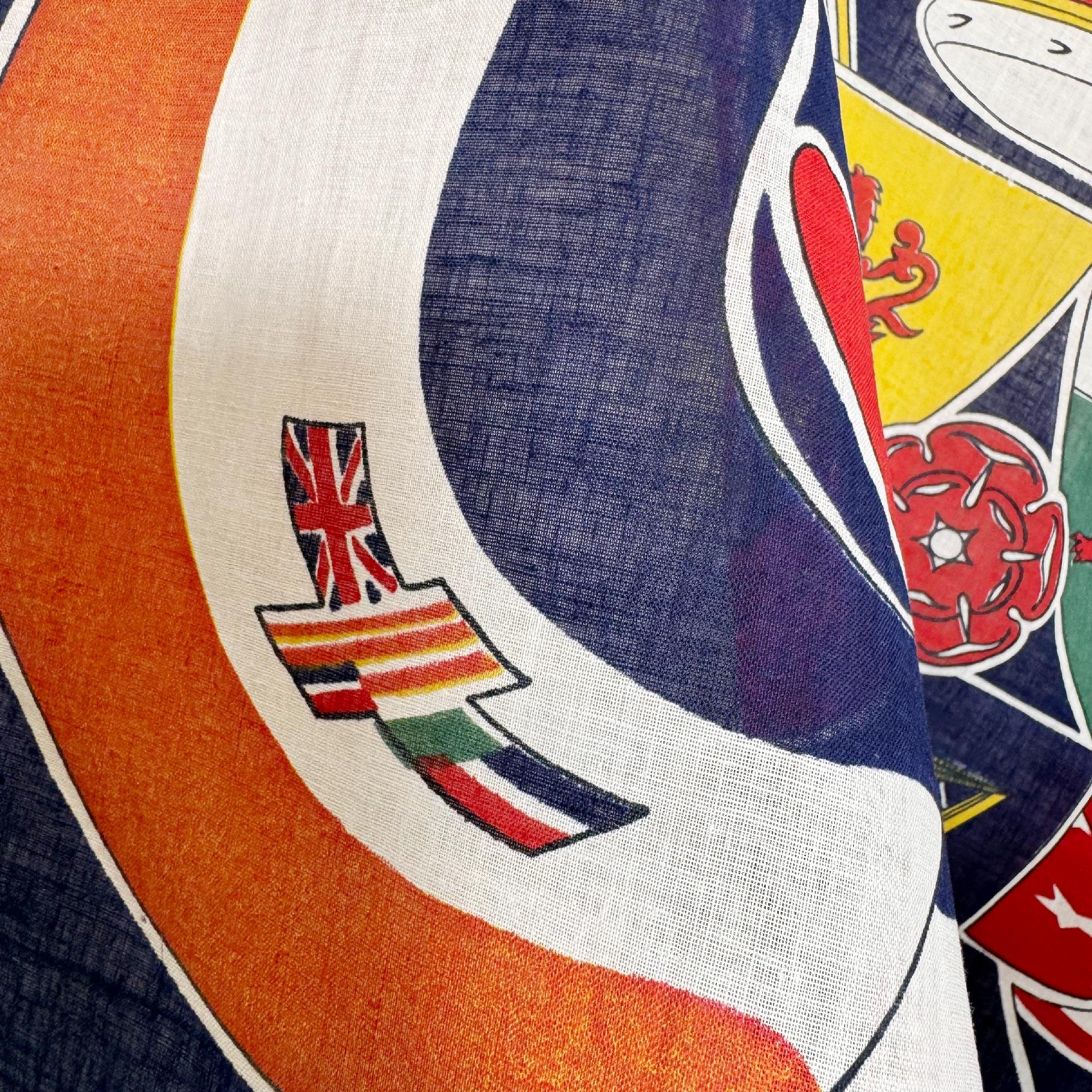 Britische Empire Dominion Coronation Flagge im Vintage-Stil im Angebot 4