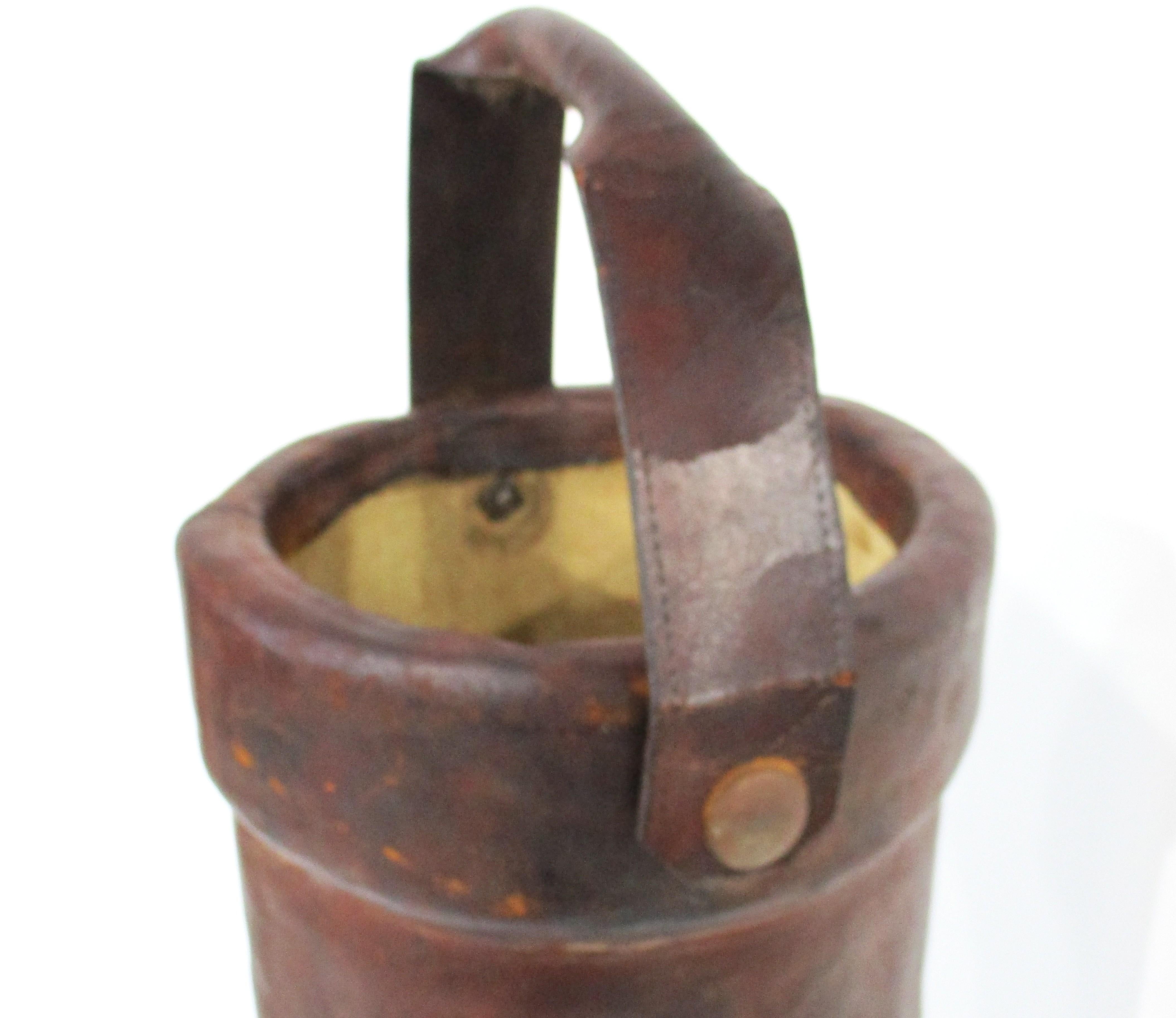 Vintage British Fire / Powder Bucket Umbrella Stand Cane Holder For Sale 1