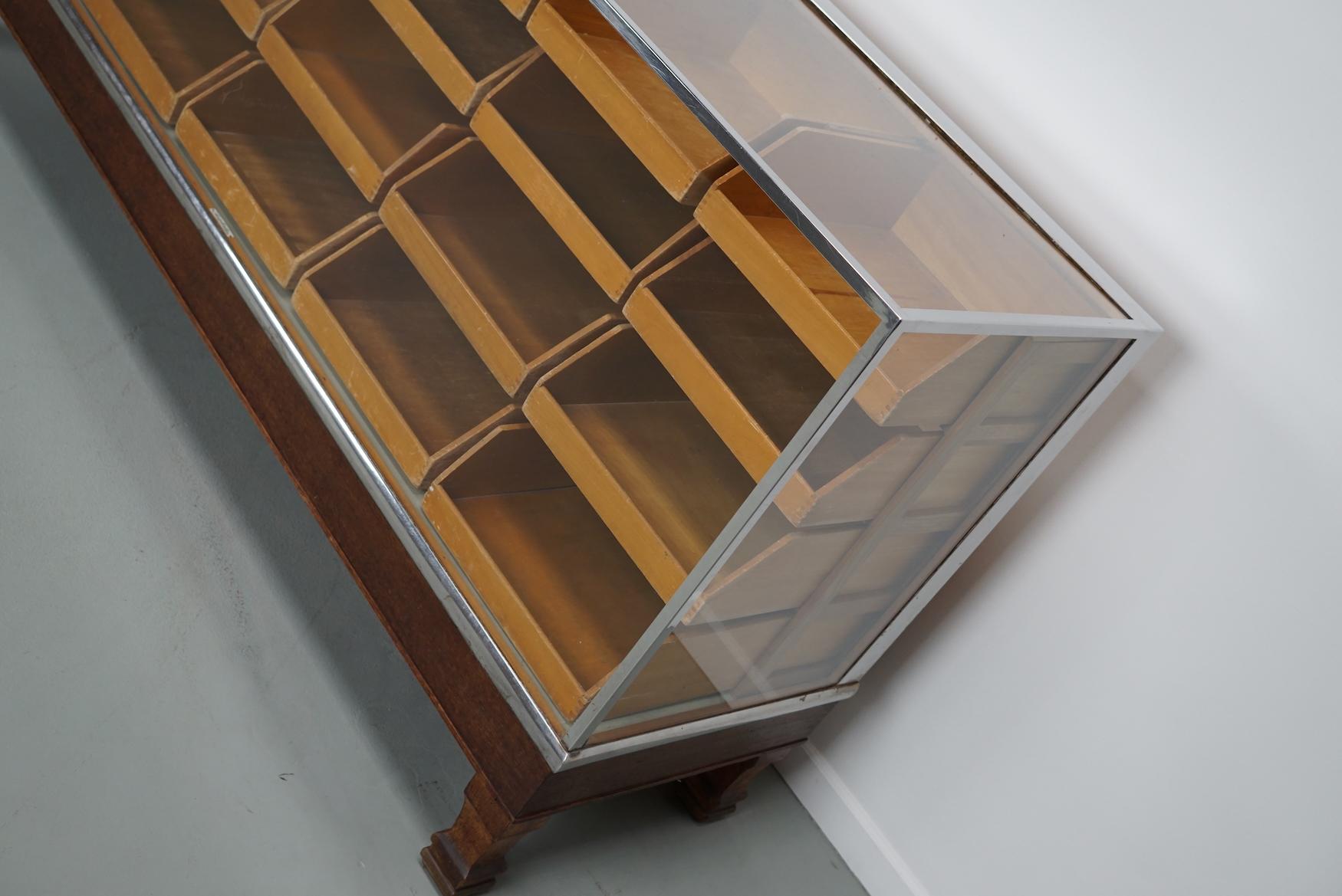 Vintage British Maple & Oak Kurzwarenschrank oder Ladentisch, 1930er Jahre im Angebot 3