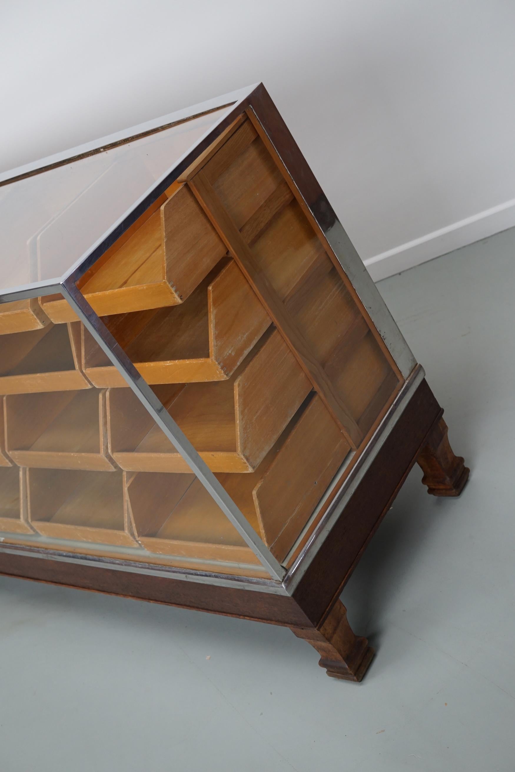 Vintage British Maple & Oak Kurzwarenschrank oder Ladentisch, 1930er Jahre im Angebot 5