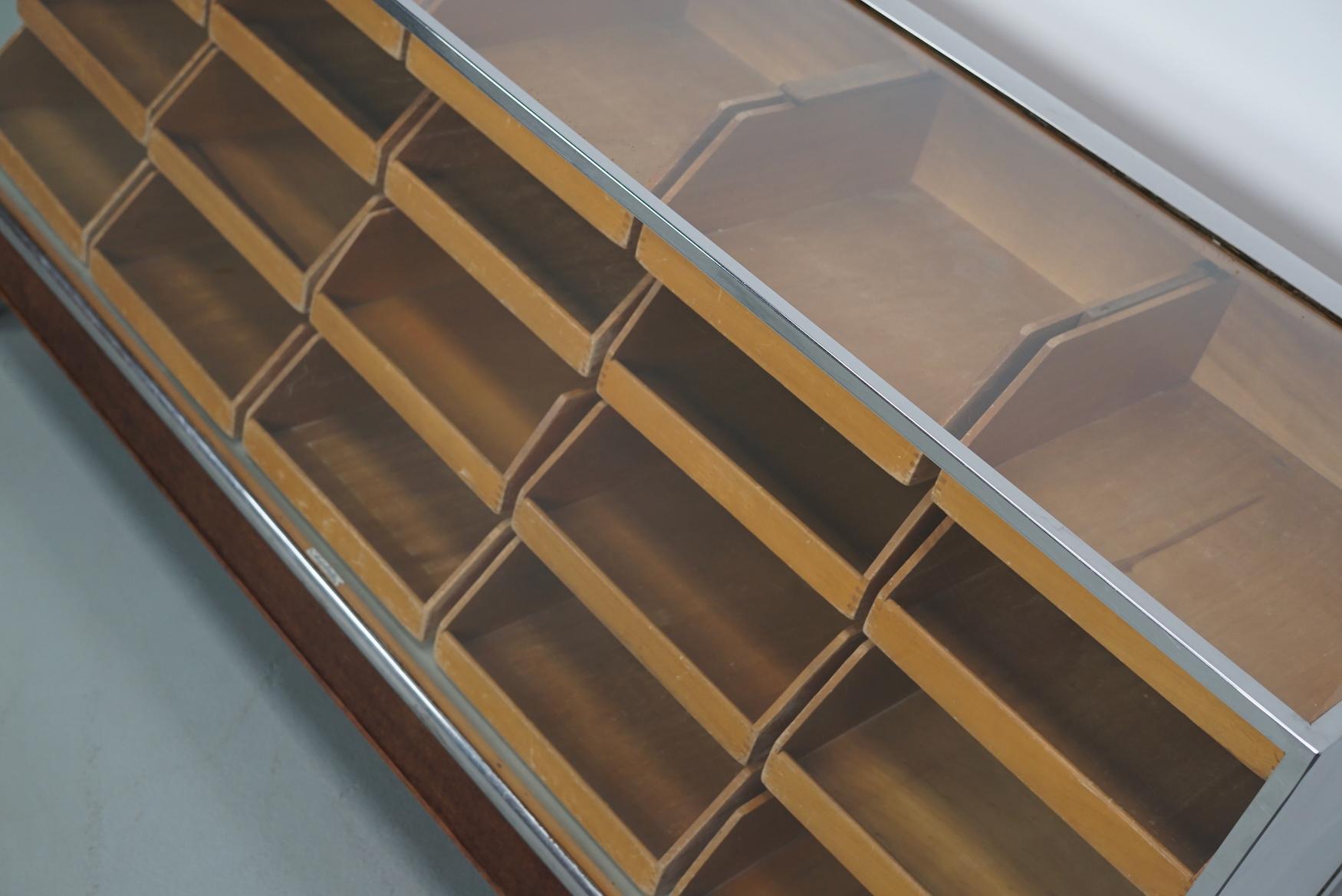 Vintage British Maple & Oak Kurzwarenschrank oder Ladentisch, 1930er Jahre (Art déco) im Angebot