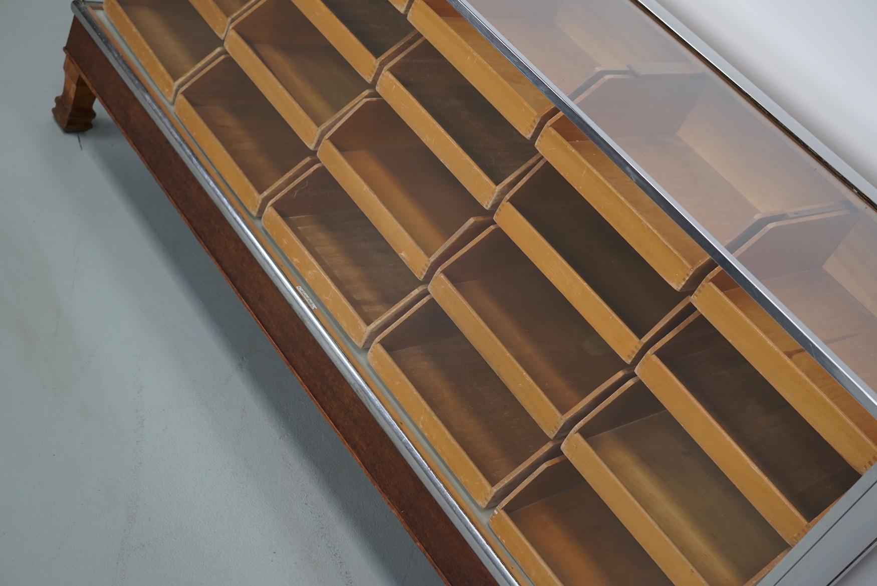 Vintage British Maple & Oak Kurzwarenschrank oder Ladentisch, 1930er Jahre im Angebot 2