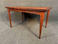 Vintage British Mid Century Modern Afromasia Teak Dining Table by A. Younger Ltd