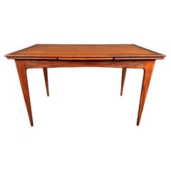 Retro British Mid Century Modern Afromasia Teak Dining Table by A. Younger Ltd