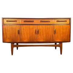 Retro British Mid-Century Modern Compact Teak "Fresco" Credenza by G Plan