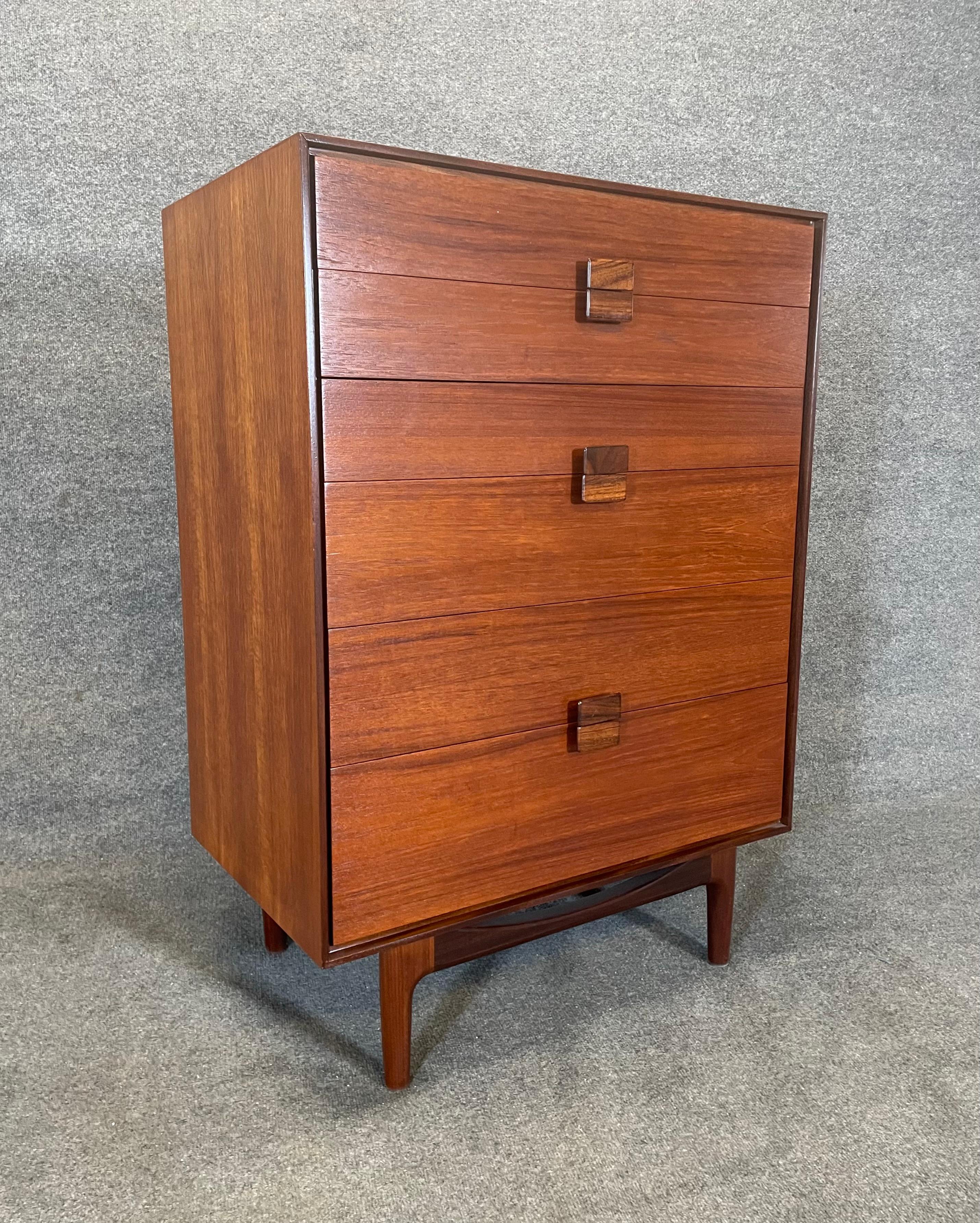 Woodwork Vintage British Mid Century Modern Dresser by Kofod Larsen for G Plan