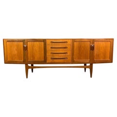 Antique British Mid Century Modern "Fresco" Teak Credenza by G Plan