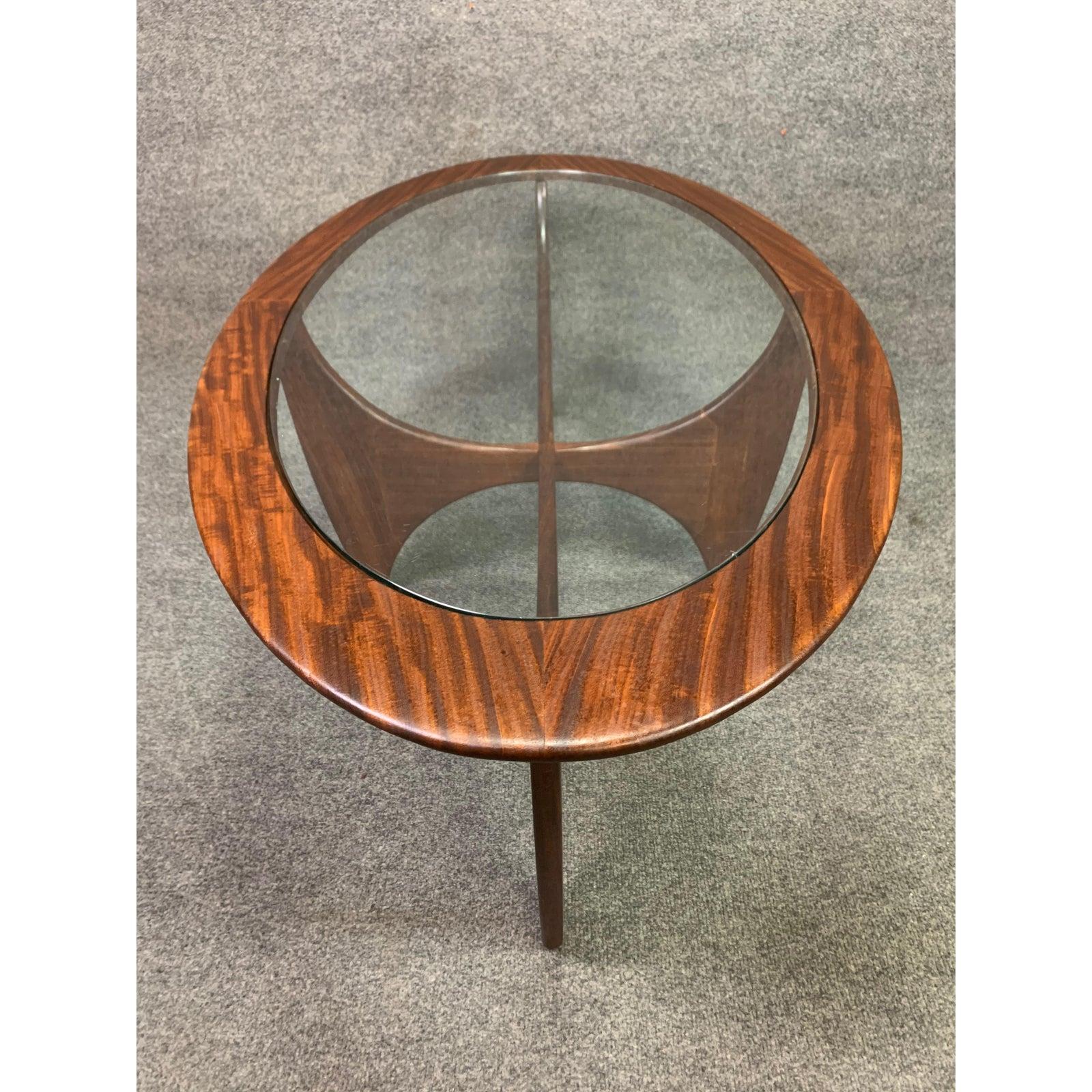 English Vintage British Mid-Century Modern Teak 