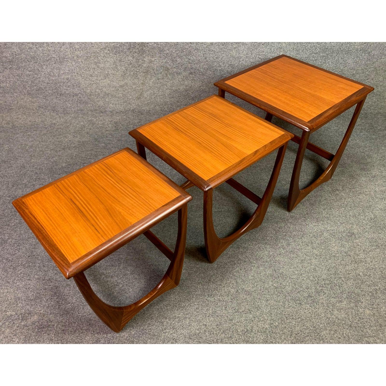 Vintage British Mid-Century Modern Teak 