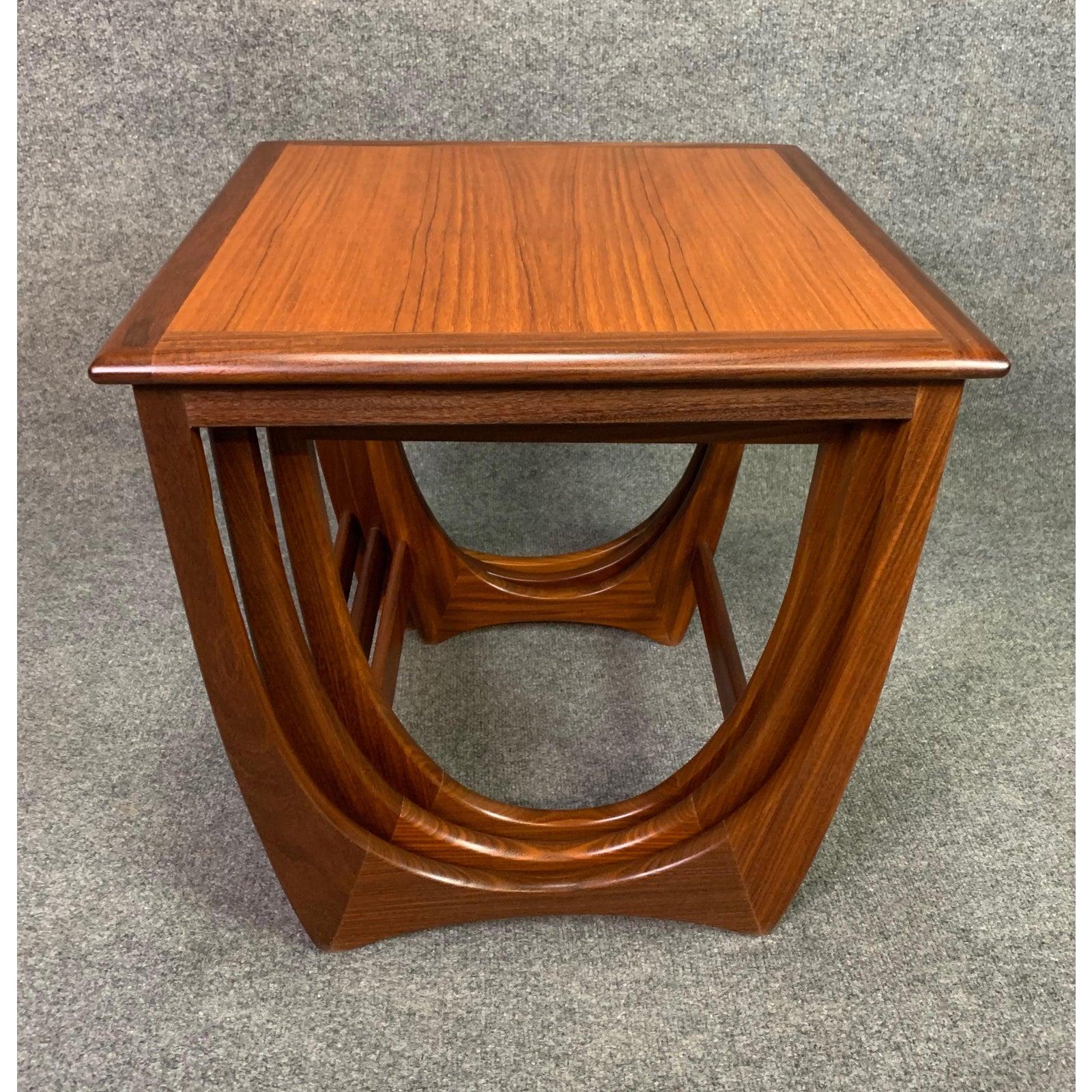 Vintage British Mid-Century Modern Teak 