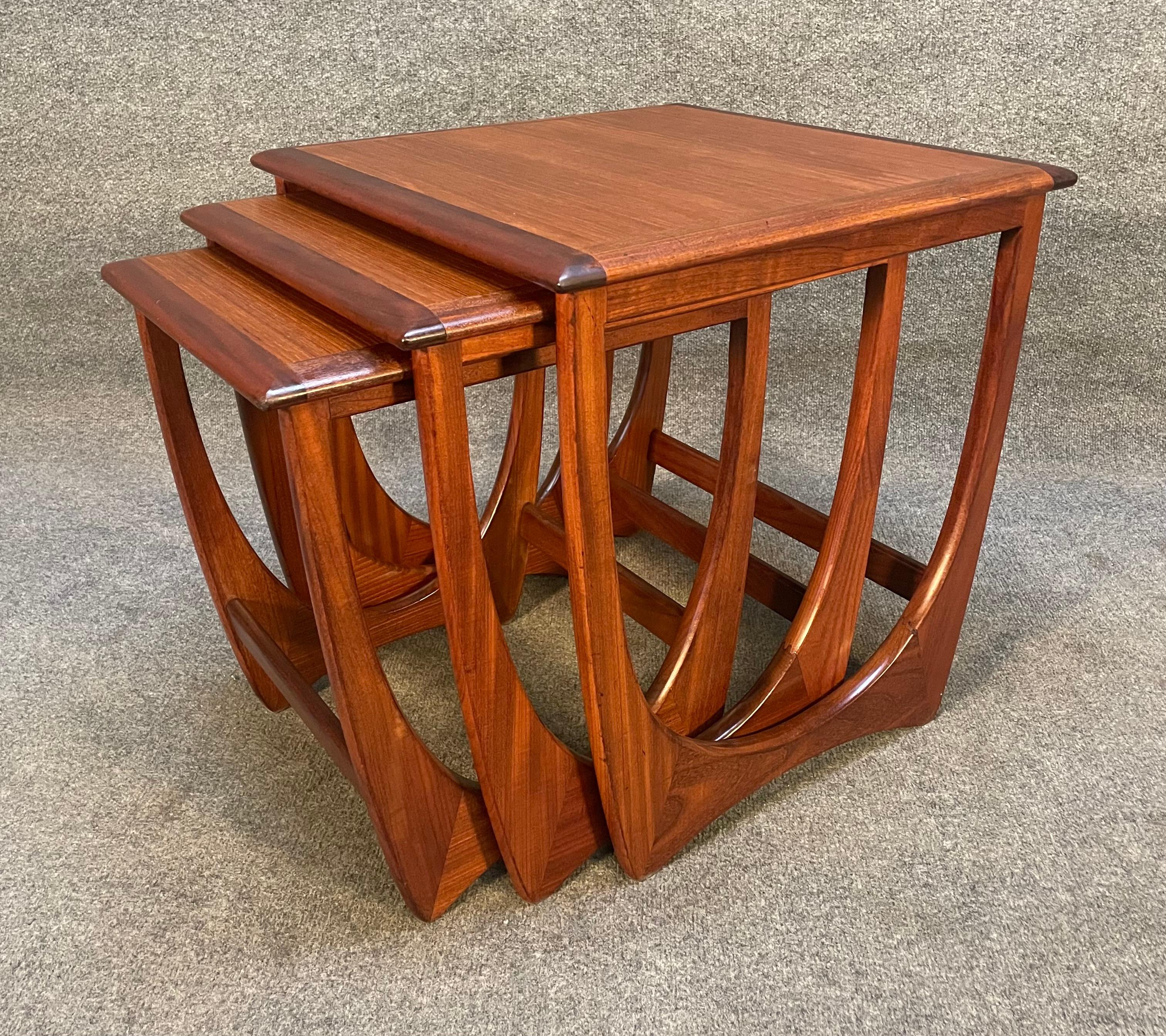 Woodwork Vintage British Mid-Century Modern Teak 