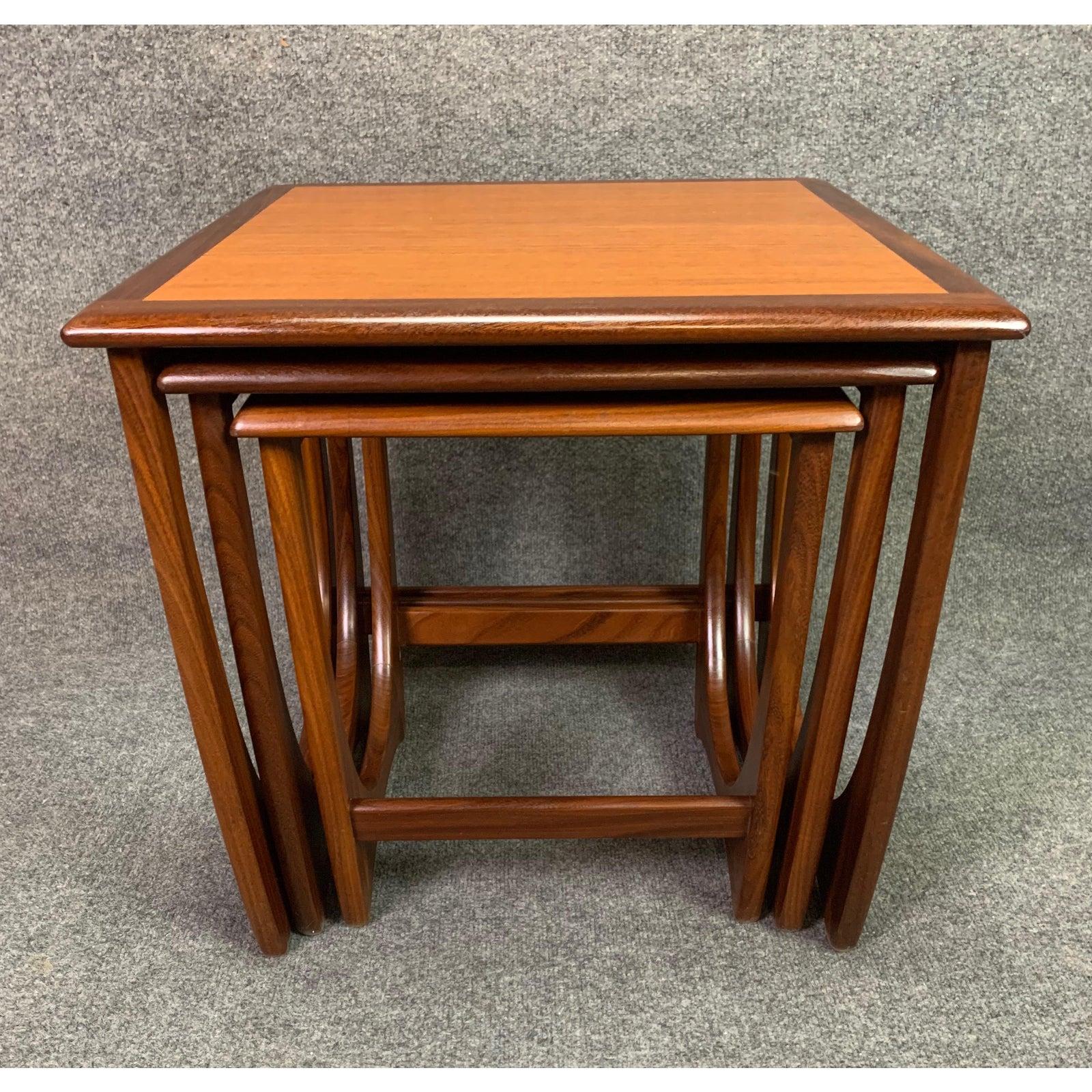 Mid-20th Century Vintage British Mid-Century Modern Teak 