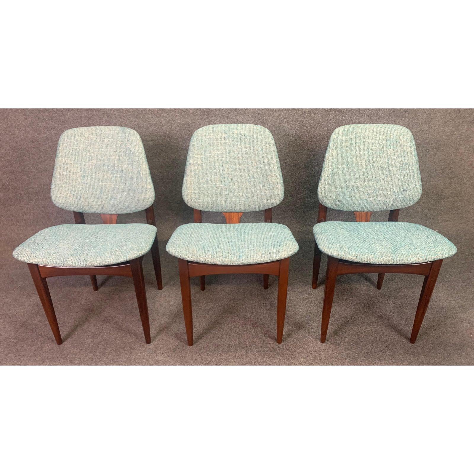 Woodwork Vintage British Mid-Century Modern Teak Chairs by Elliotts of Newbury, Set of 6