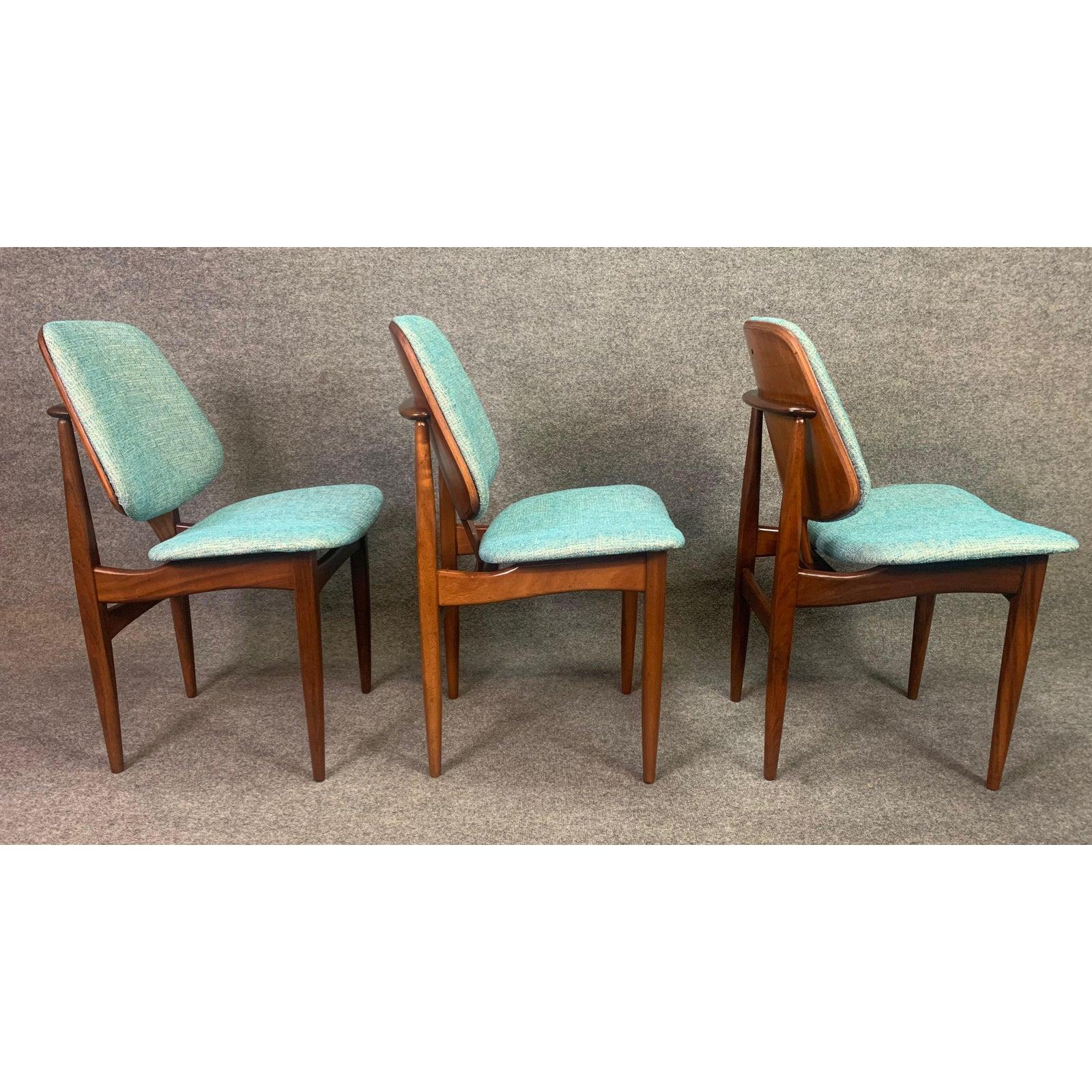 Mid-20th Century Vintage British Mid-Century Modern Teak Chairs by Elliotts of Newbury, Set of 6