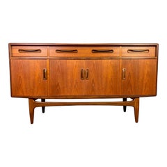 Vintage British Mid-Century Modern Teak Compact "Fresco" Credenza by G Plan