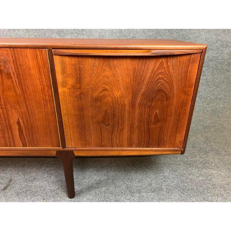 Vintage British Mid-Century Modern Teak Credenza by A.H. McIntosh In Good Condition In San Marcos, CA