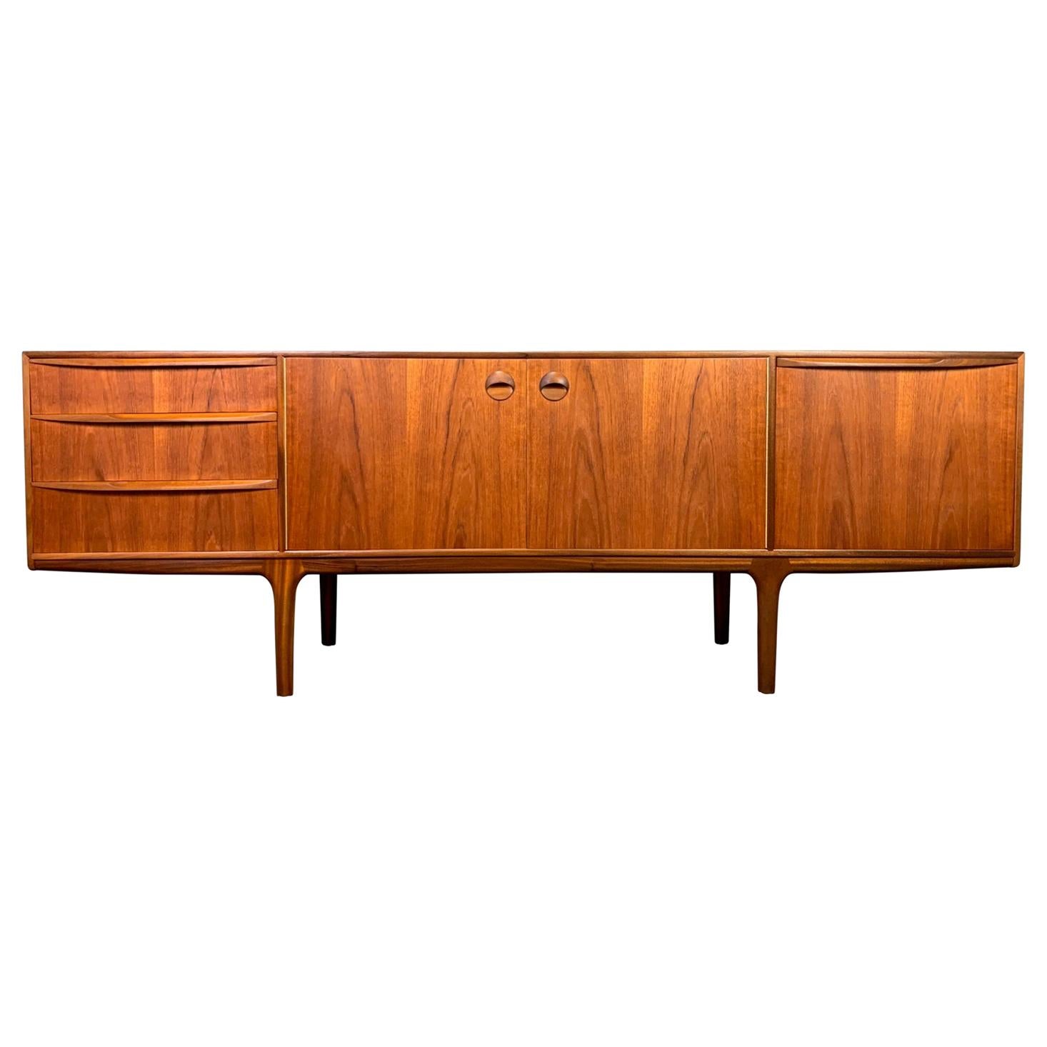 Vintage British Mid-Century Modern Teak Credenza by A.H. McIntosh