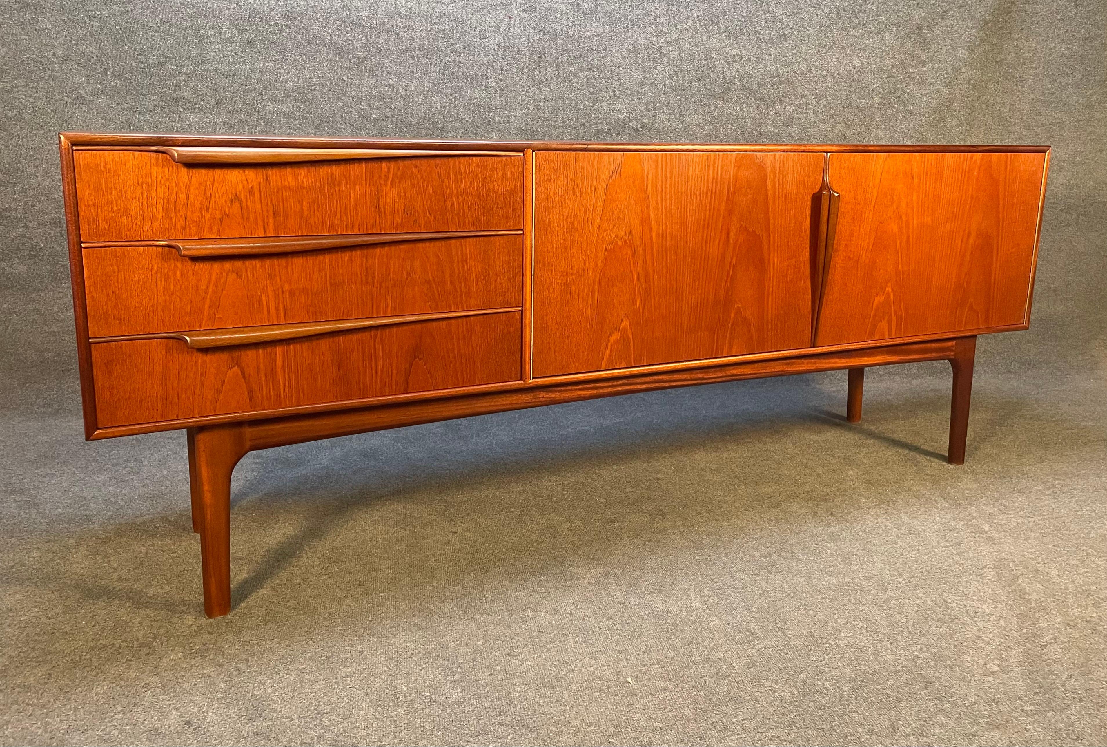 Vintage British Mid-Century Modern Teak Credenza by McIntosh 3