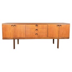 Vintage British Mid Century Modern Teak Credenza by McIntosh