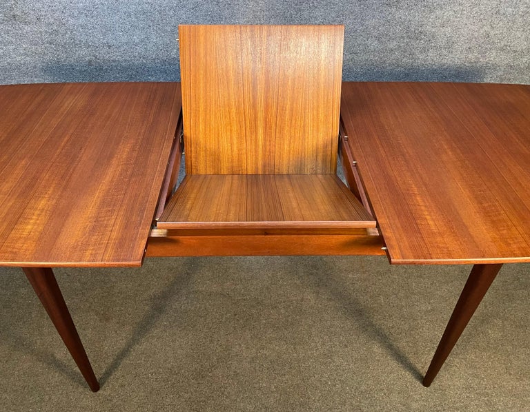 Vintage British Mid-Century Modern Teak Dining Table by McIntosh at 1stDibs