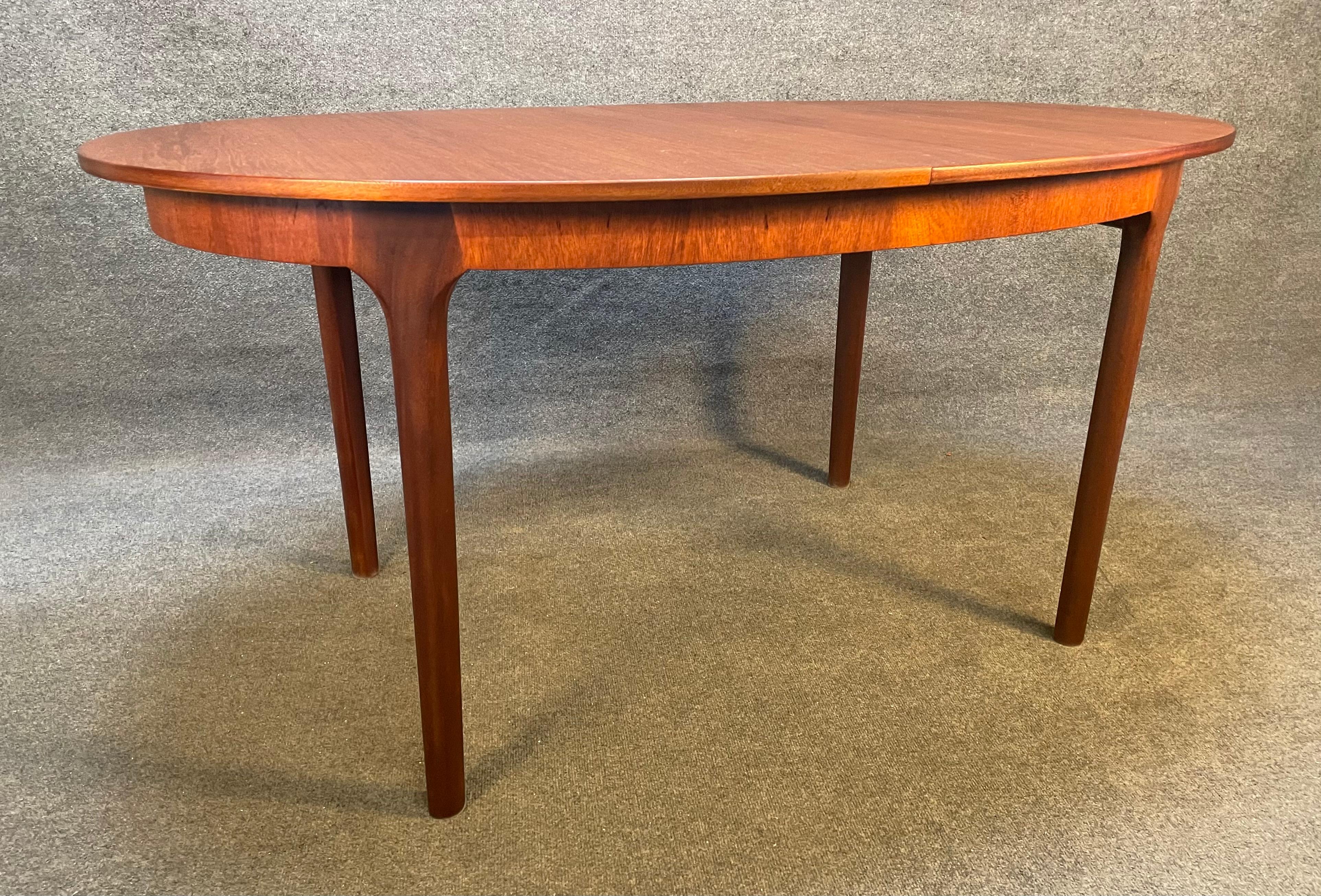 Mid-Century Modern Vintage British Mid Century Modern Teak Dining Table by McIntosh
