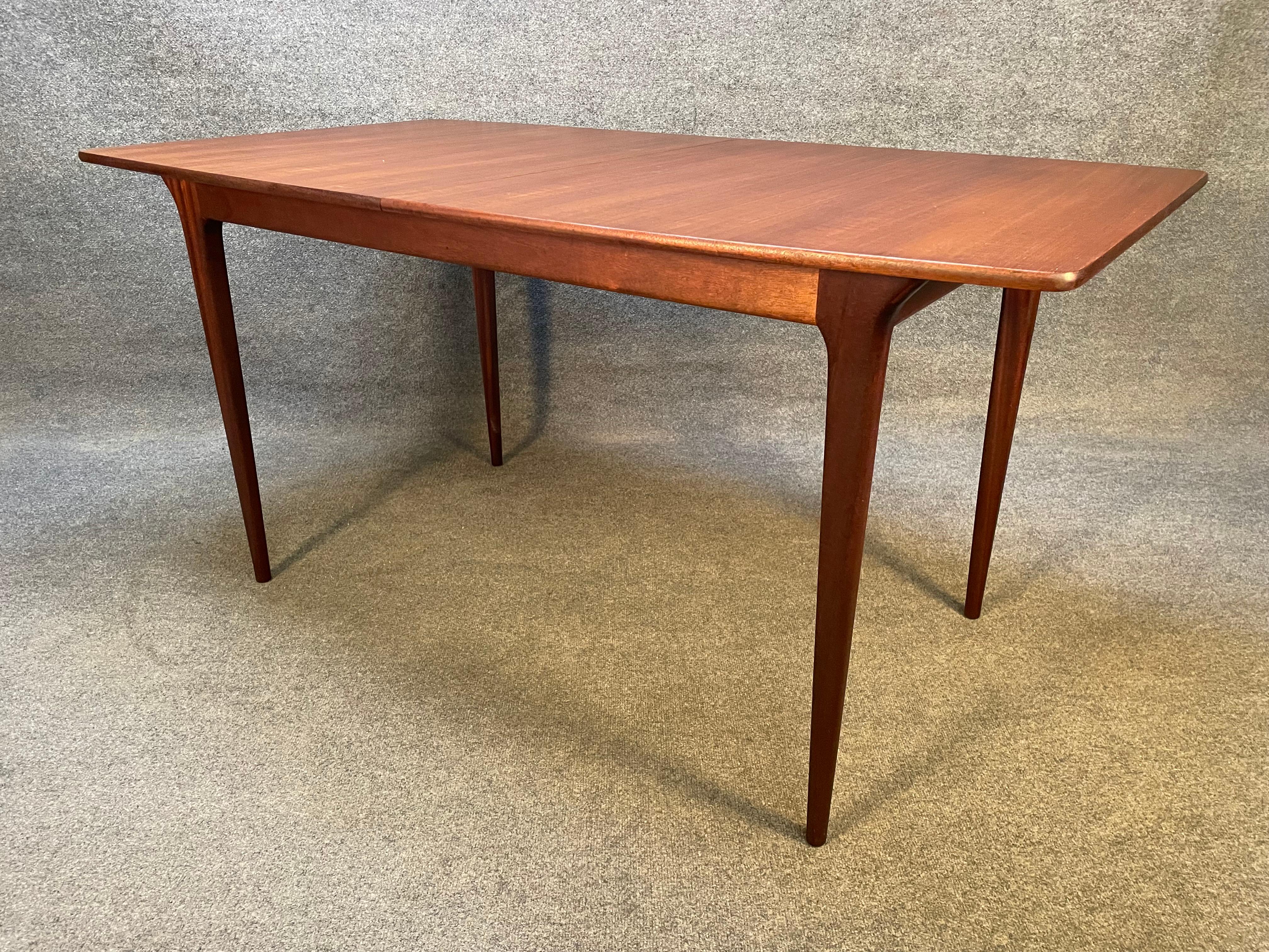 Vintage British Mid-Century Modern Teak Dining Table by McIntosh 2