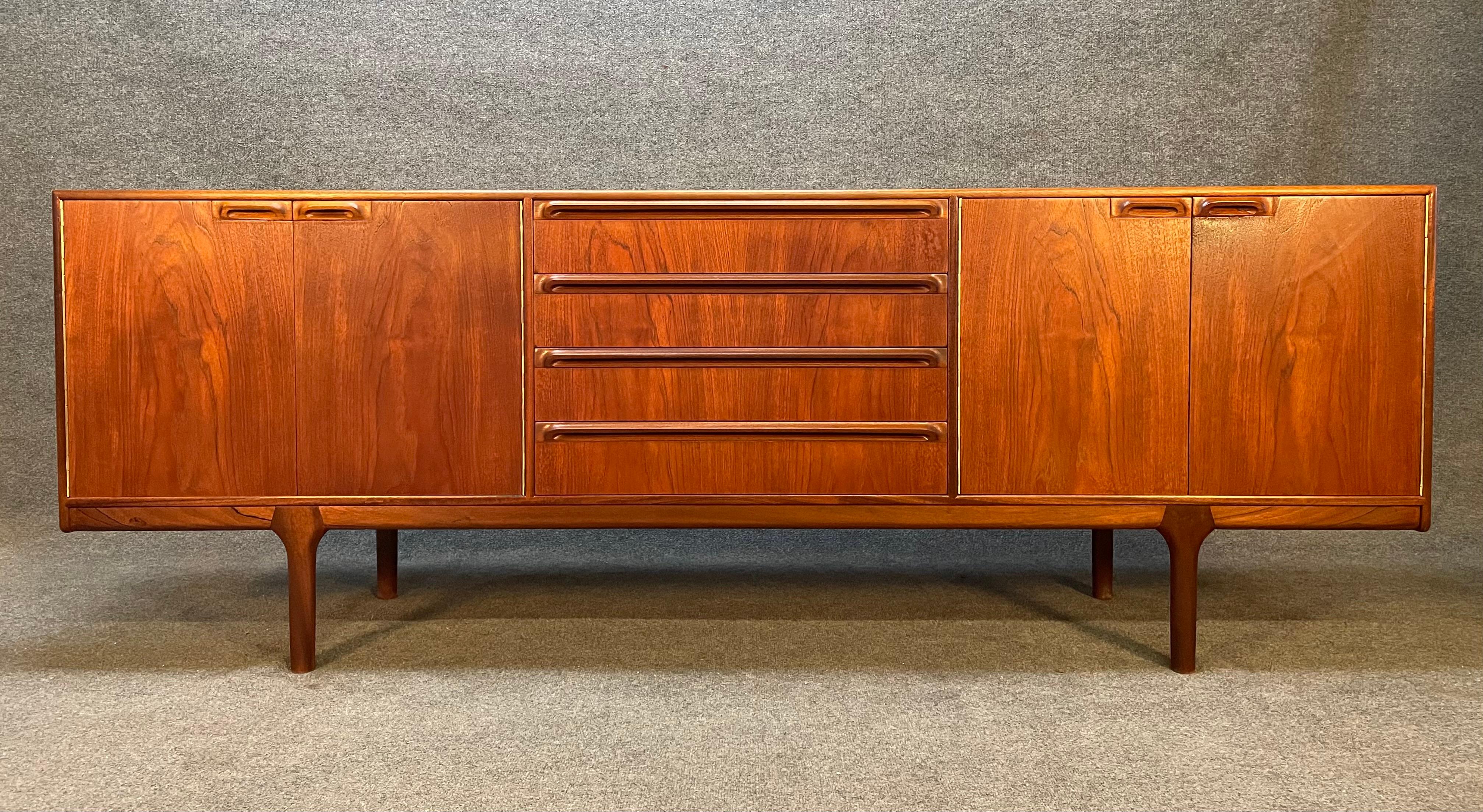 Vintage British Mid-Century Modern Teak 