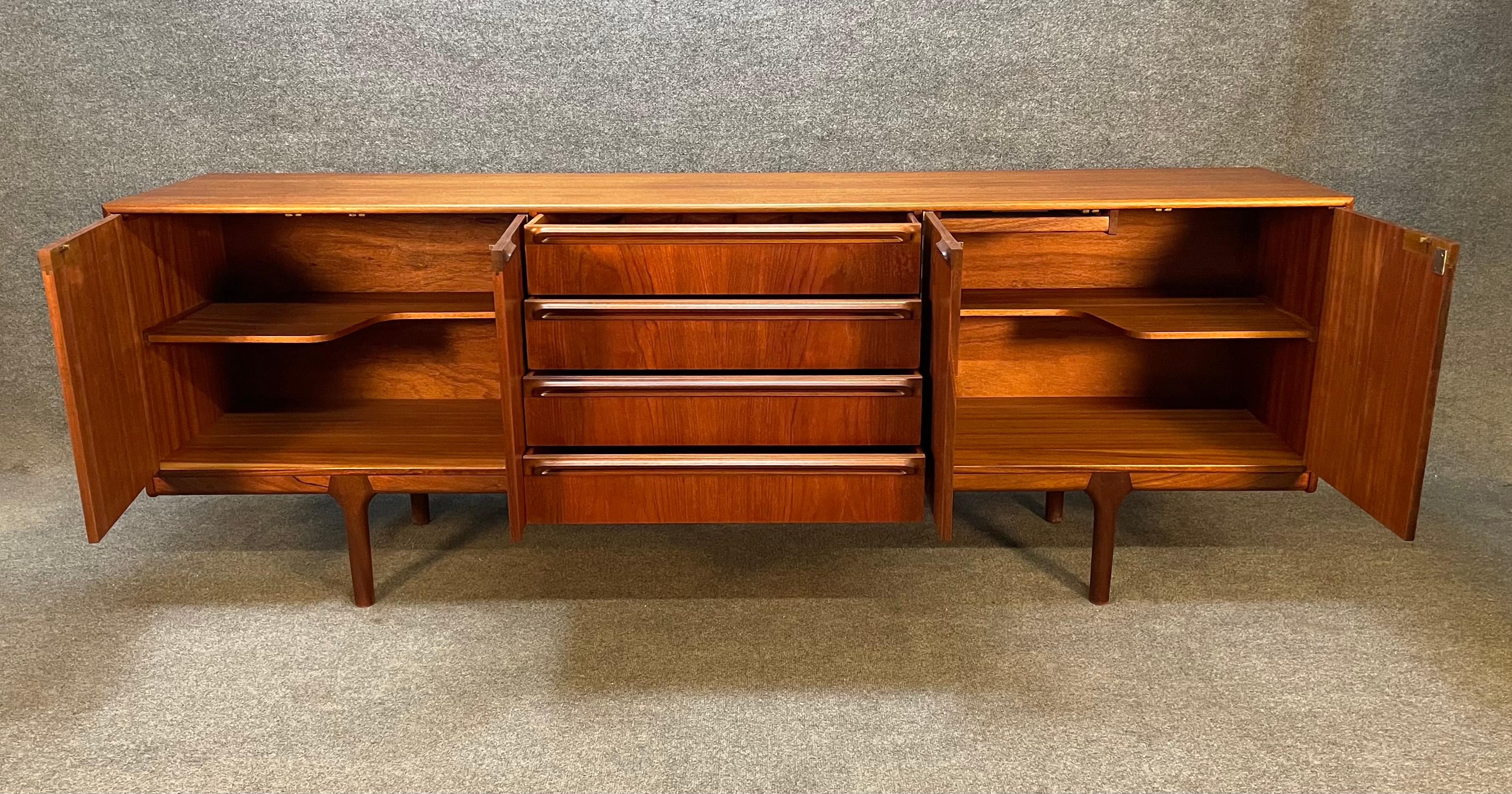 Vintage British Mid-Century Modern Teak 