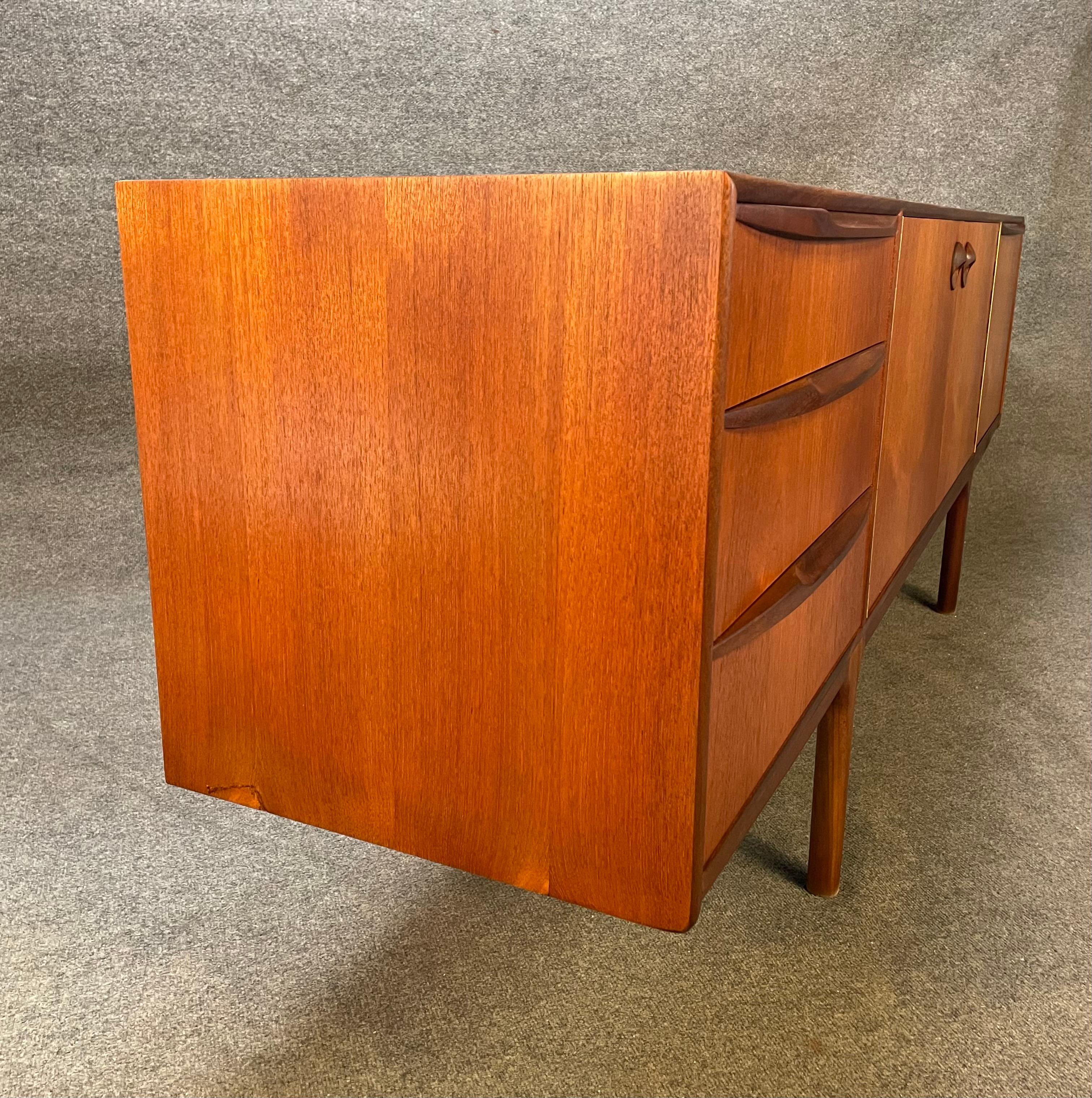 Vintage British Mid Century Modern Teak 