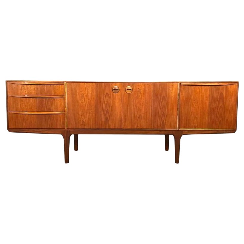 Vintage British Mid Century Modern Teak "Dunottar" Credenza by McIntosh Ltd.