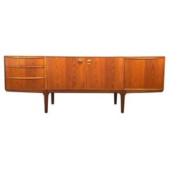 Vintage British Mid Century Modern Teak "Dunottar" Credenza by McIntosh Ltd.