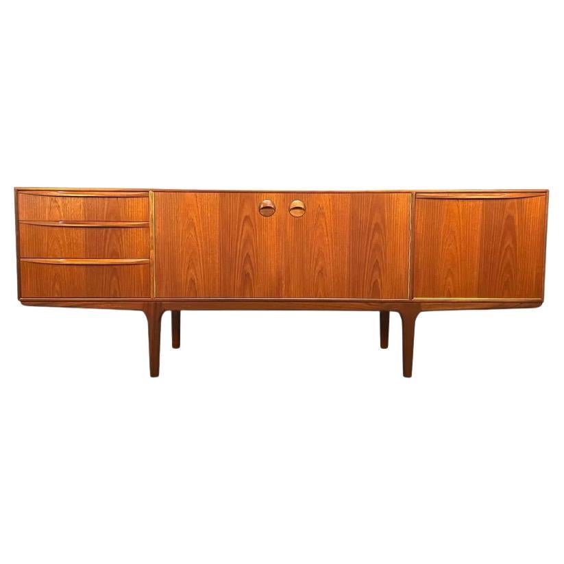 Scandinavian Design Teak Credenza with Hutch, Denmark at 1stDibs