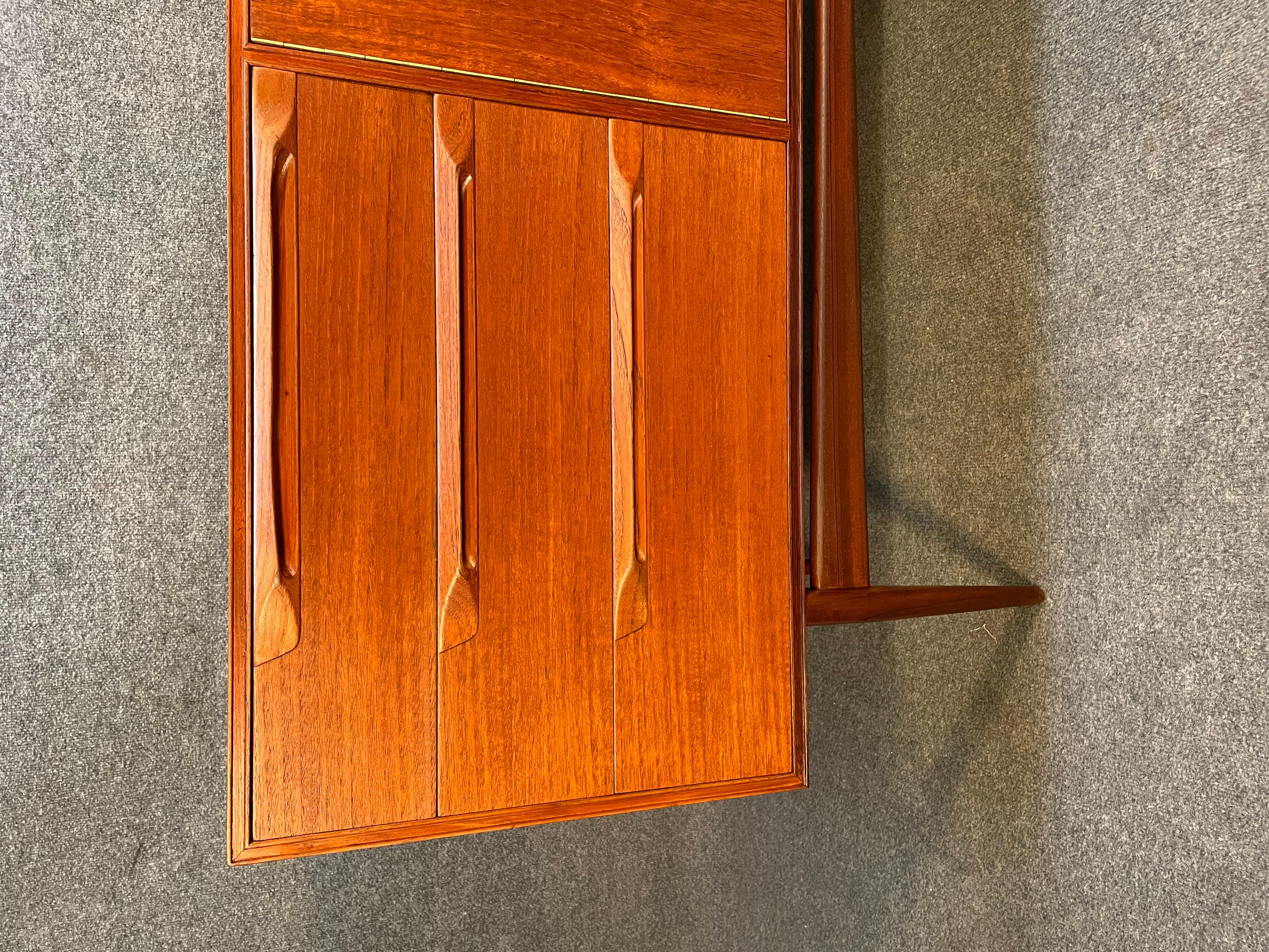 Vintage British Mid-Century Modern Teak 