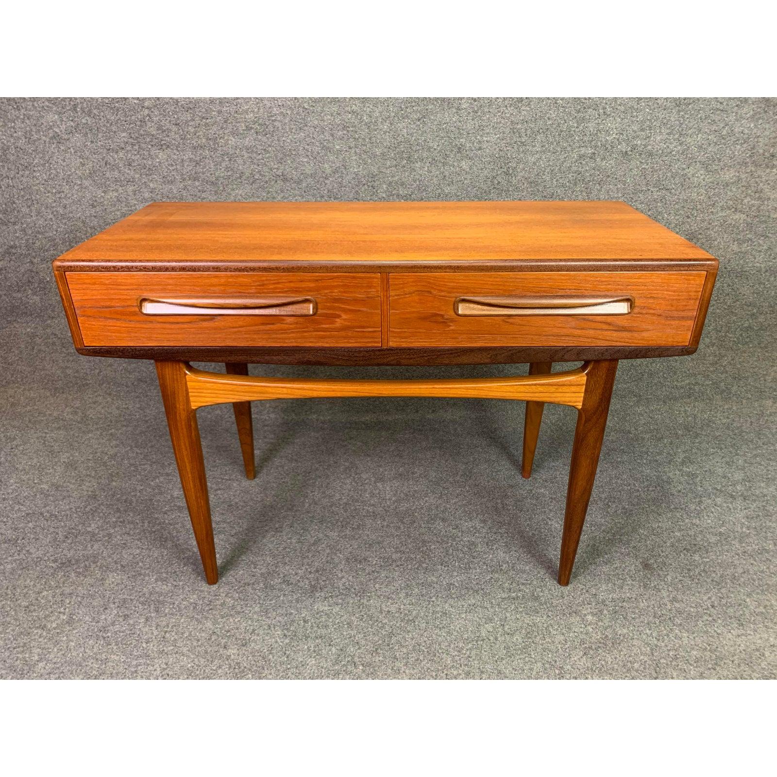 Vintage British Mid-Century Modern Teak 