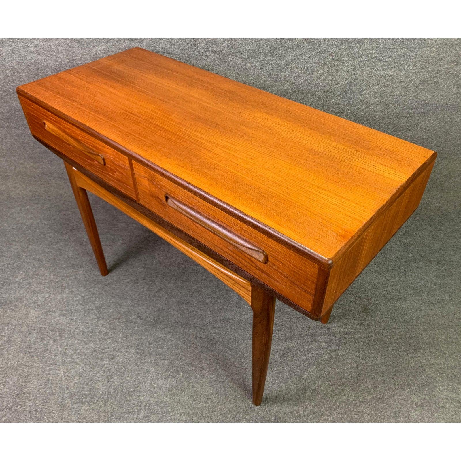 English Vintage British Mid-Century Modern Teak 