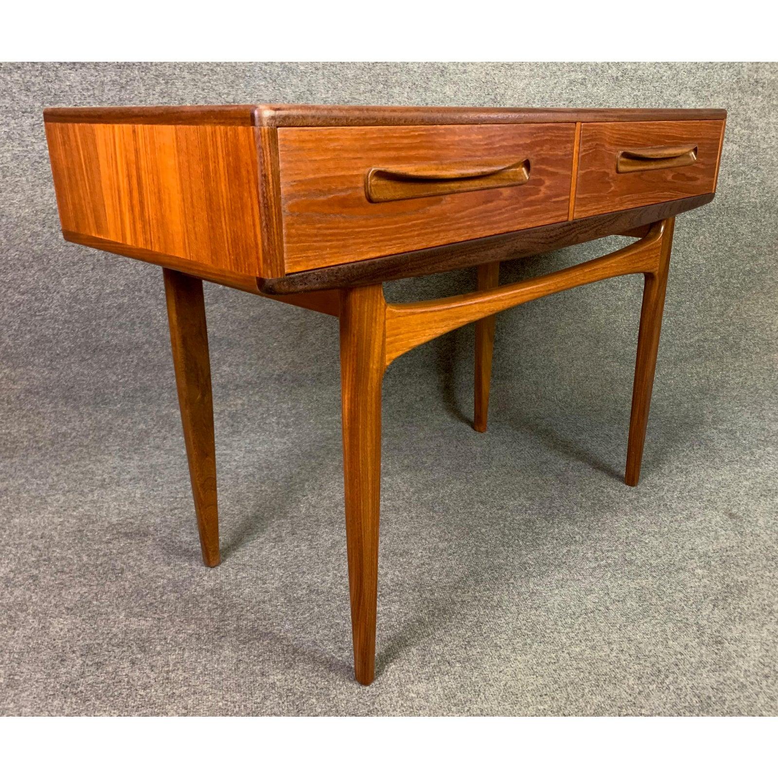 Vintage British Mid-Century Modern Teak 