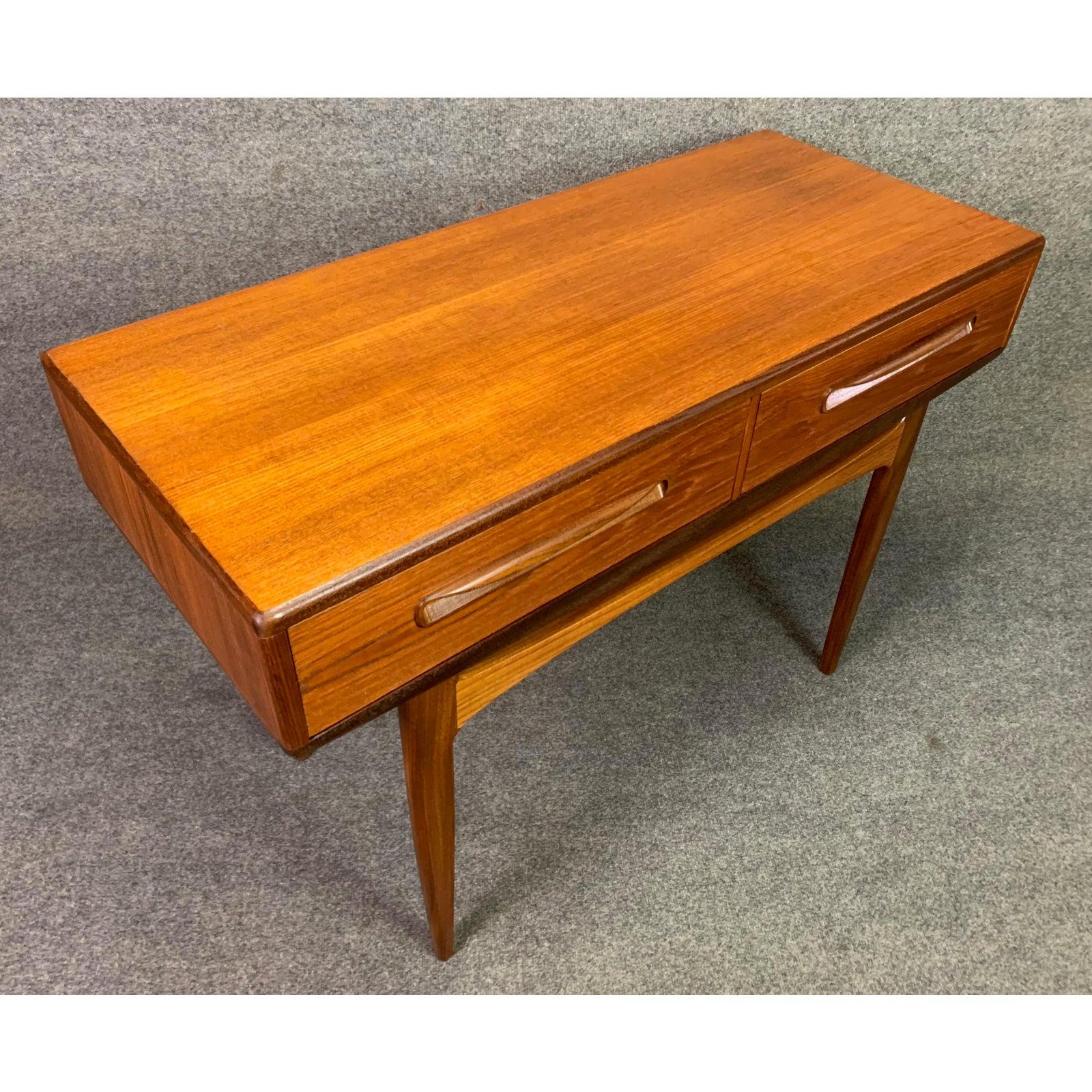 Mid-20th Century Vintage British Mid-Century Modern Teak 