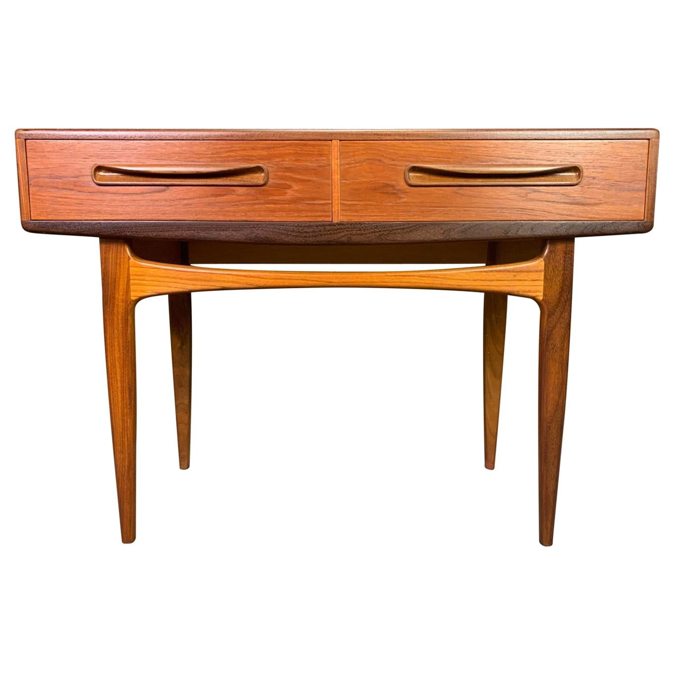 Vintage British Mid-Century Modern Teak "Fresco" Console Table by G Plan