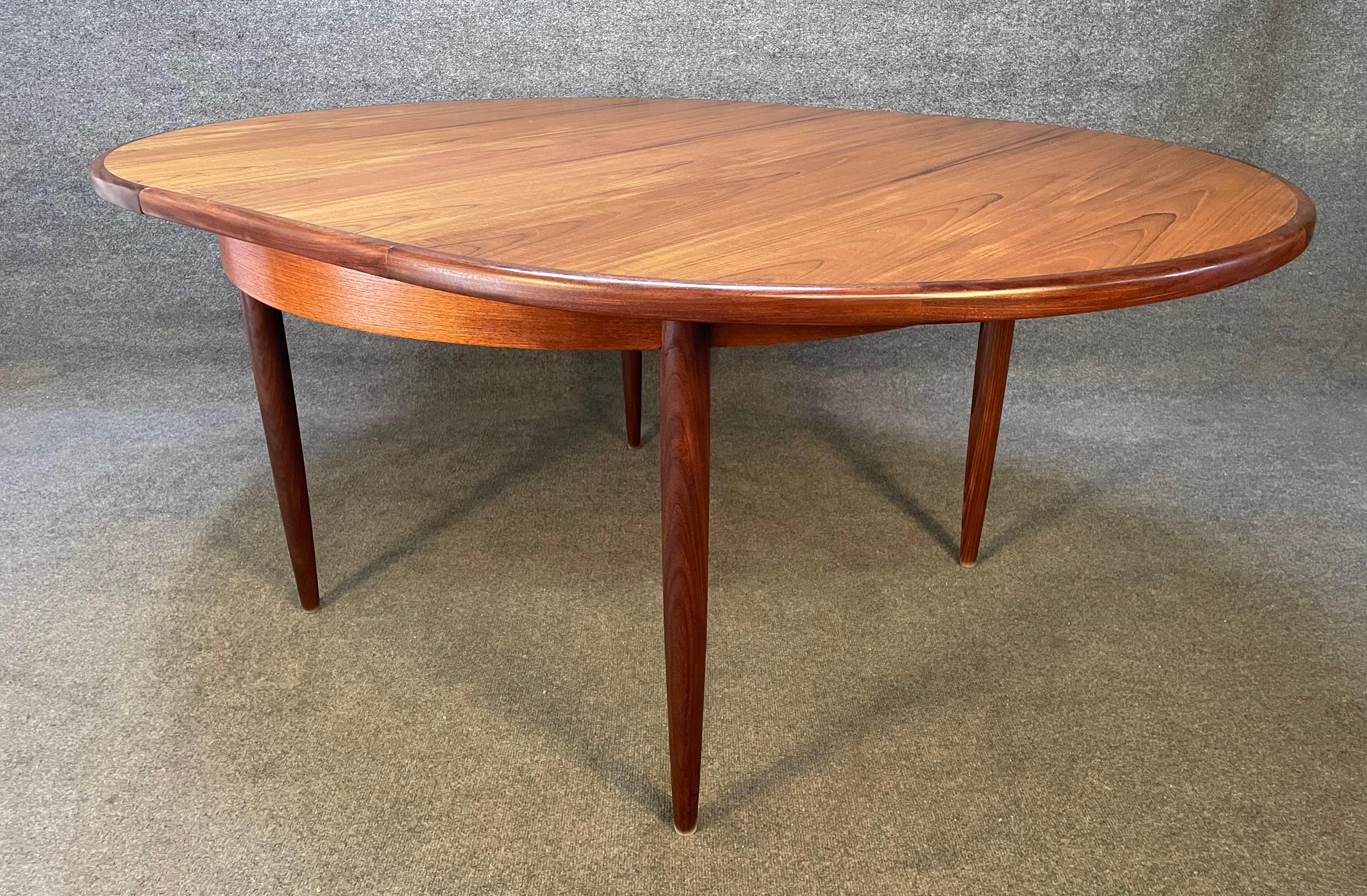 Mid-20th Century Vintage British Mid-Century Modern Teak 