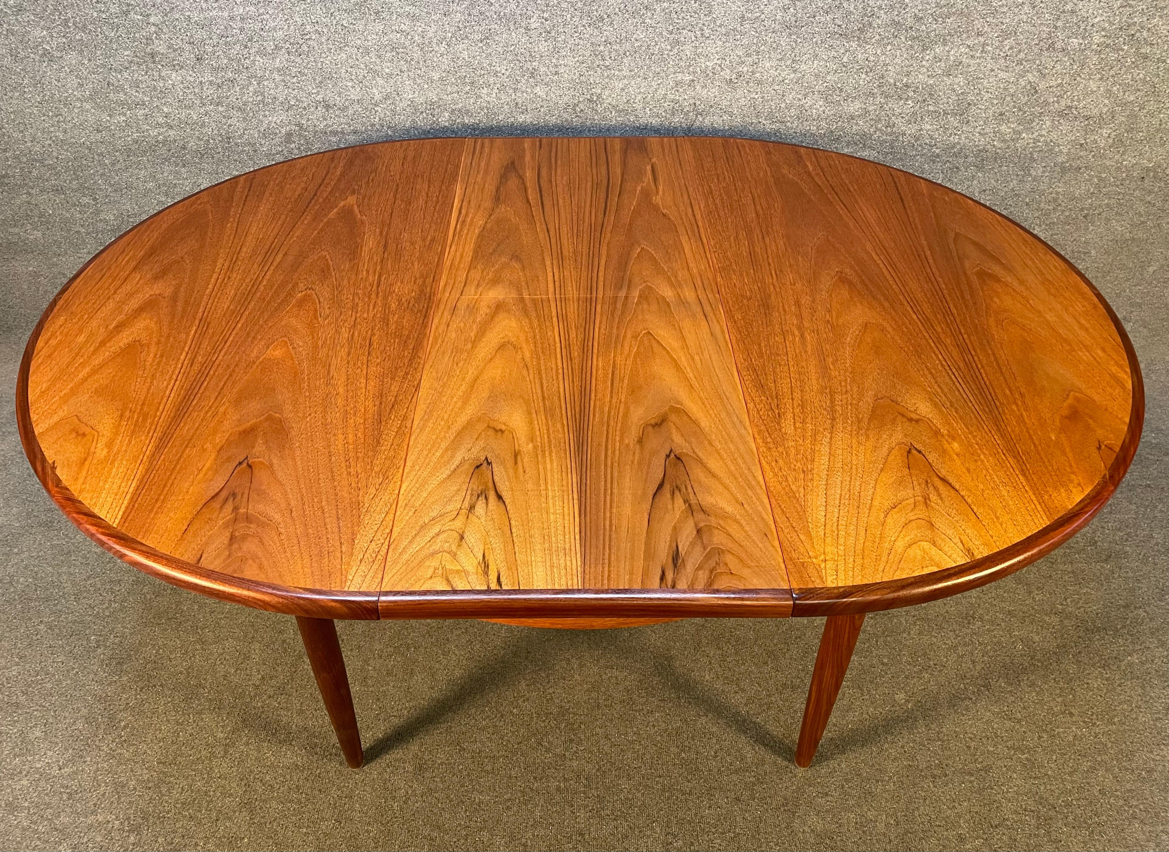 Mid-20th Century Vintage British Mid-Century Modern Teak 