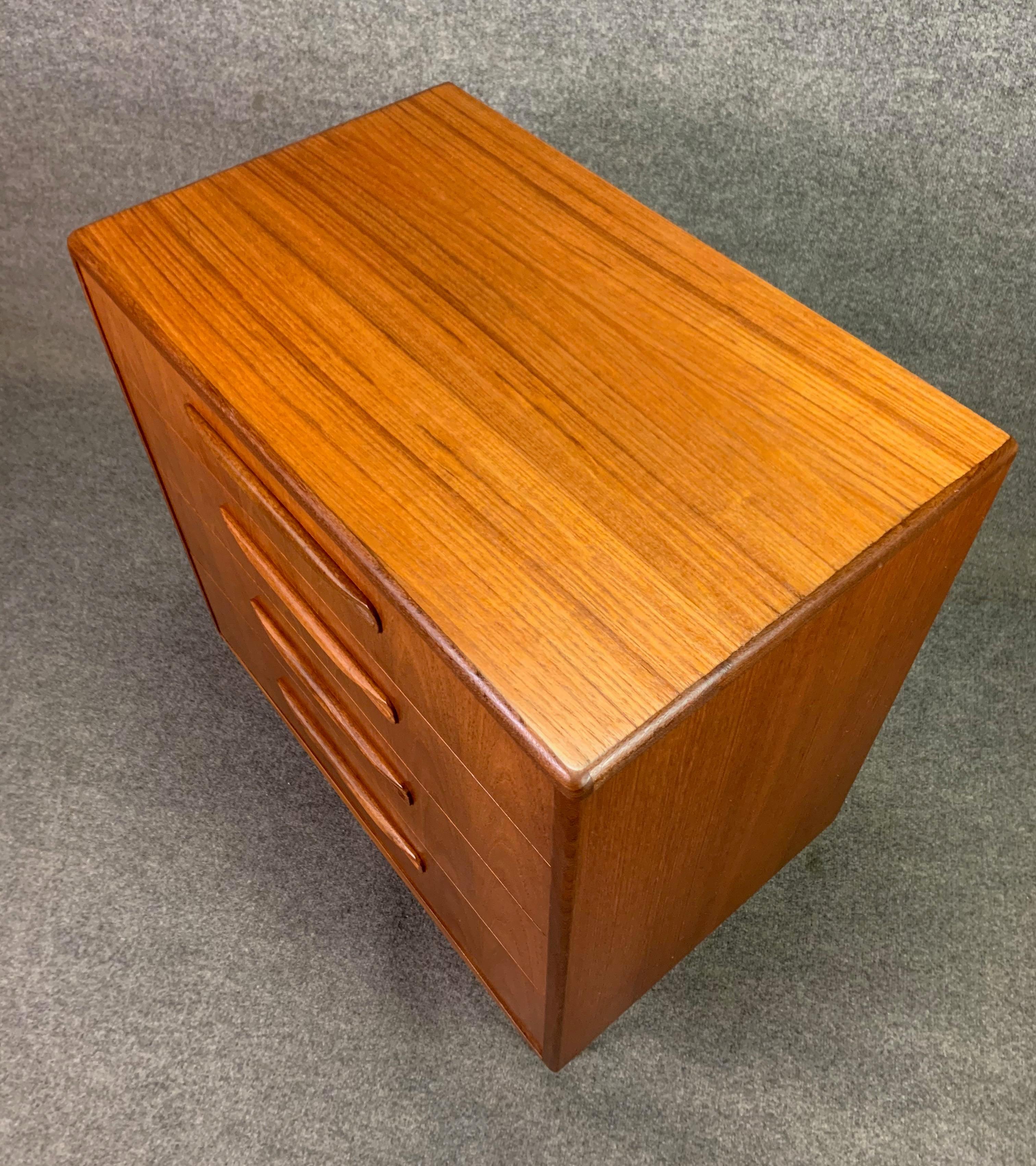 Woodwork Vintage British Mid-Century Modern Teak Lowboy Dresser by G Plan