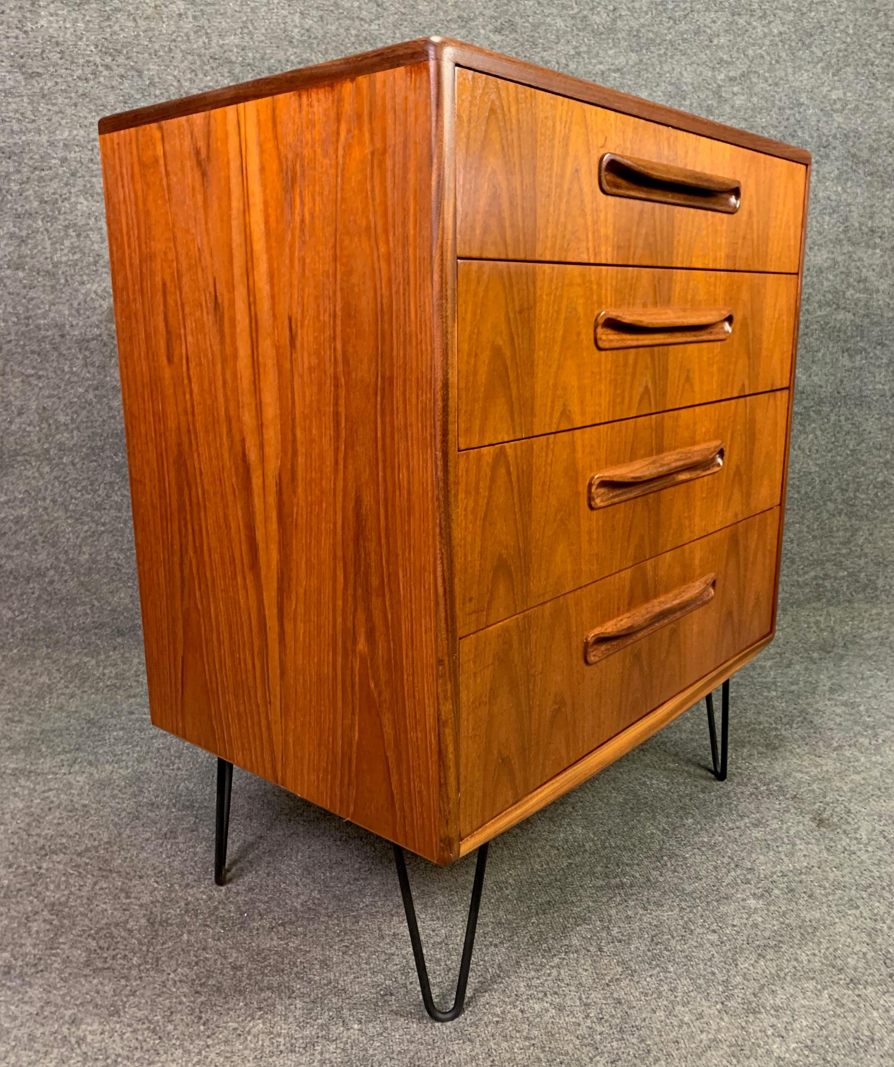 Mid-20th Century Vintage British Mid-Century Modern Teak Lowboy Dresser by G Plan