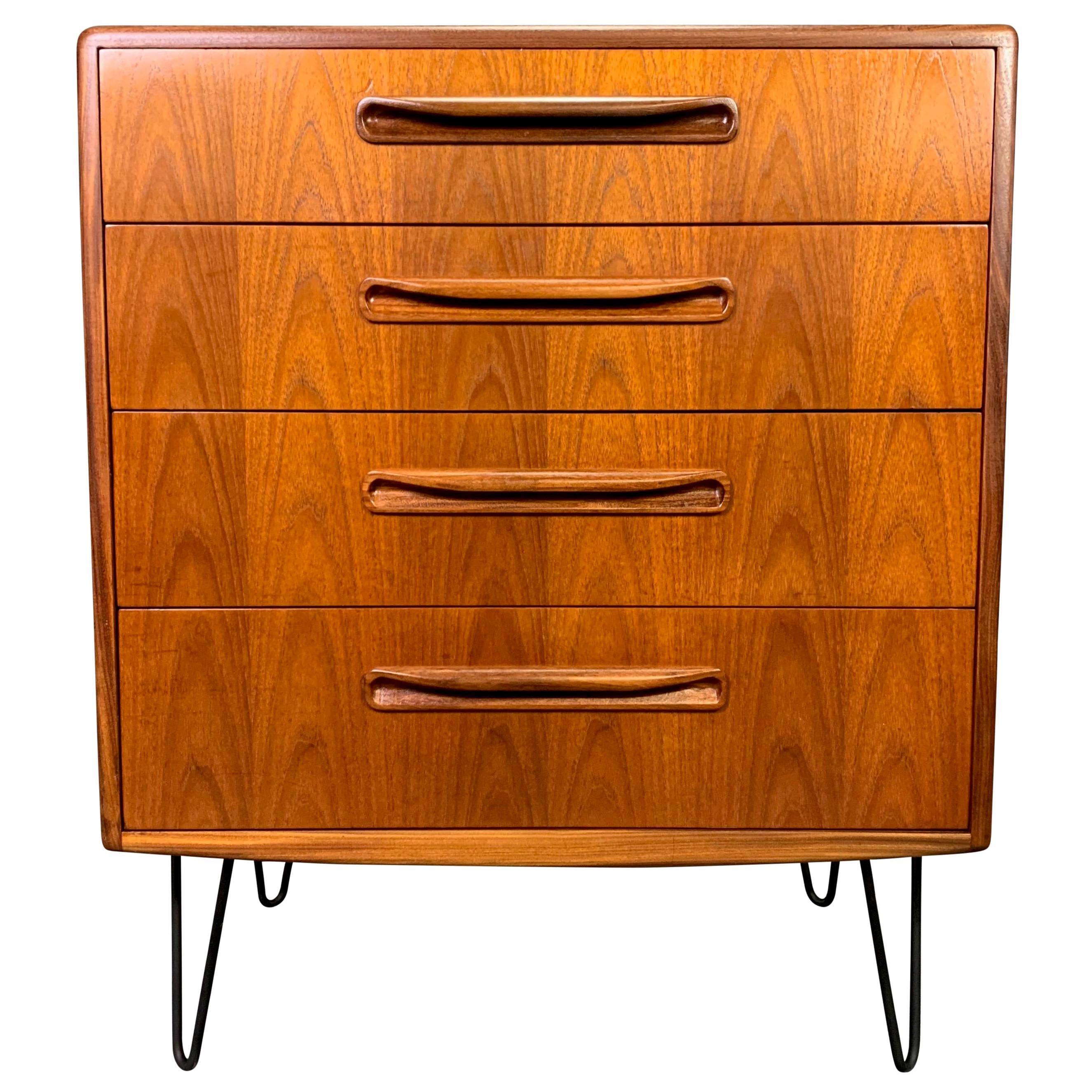 Vintage British Mid-Century Modern Teak Lowboy Dresser by G Plan