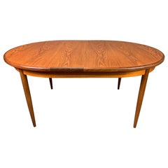 Vintage British Mid-Century Modern Teak Oval Dining Table by G Plan